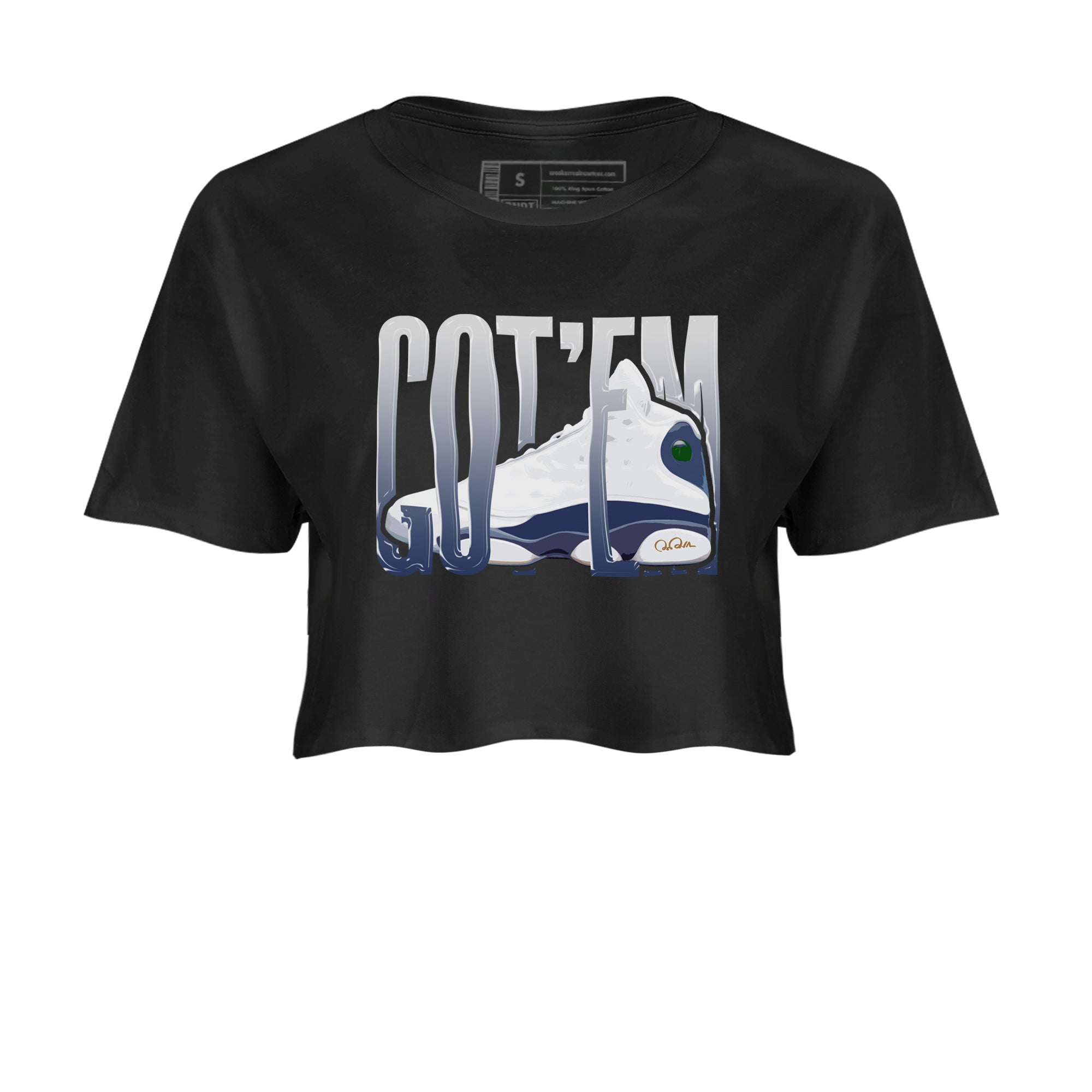 Wiggling Gotem snkmatch Women's Top - Air Jordan 13 Midnight Navy