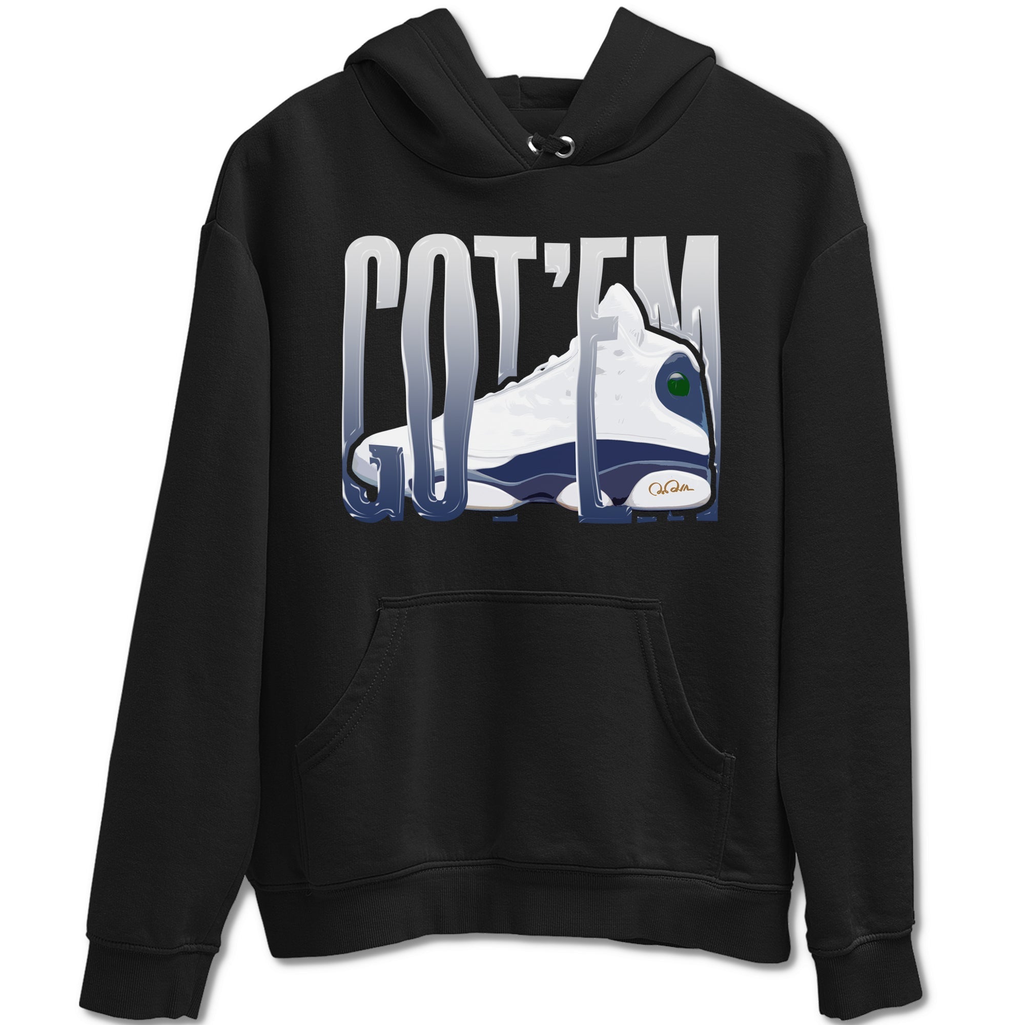 Wiggling Gotem snkmatch Tees - Air Jordan 13 Midnight Navy