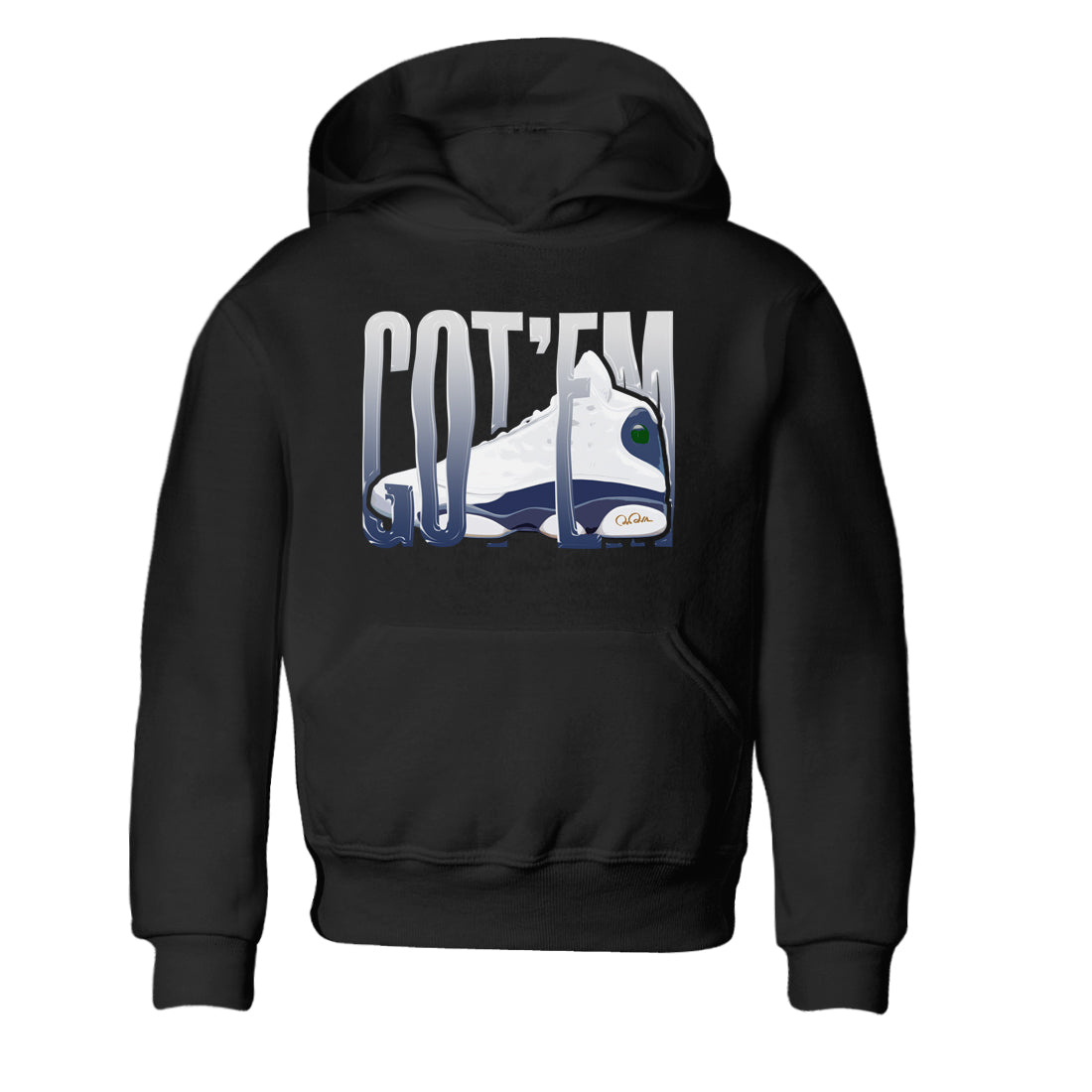 Wiggling Gotem snkmatch Tees Kids - Air Jordan 13 Midnight Navy