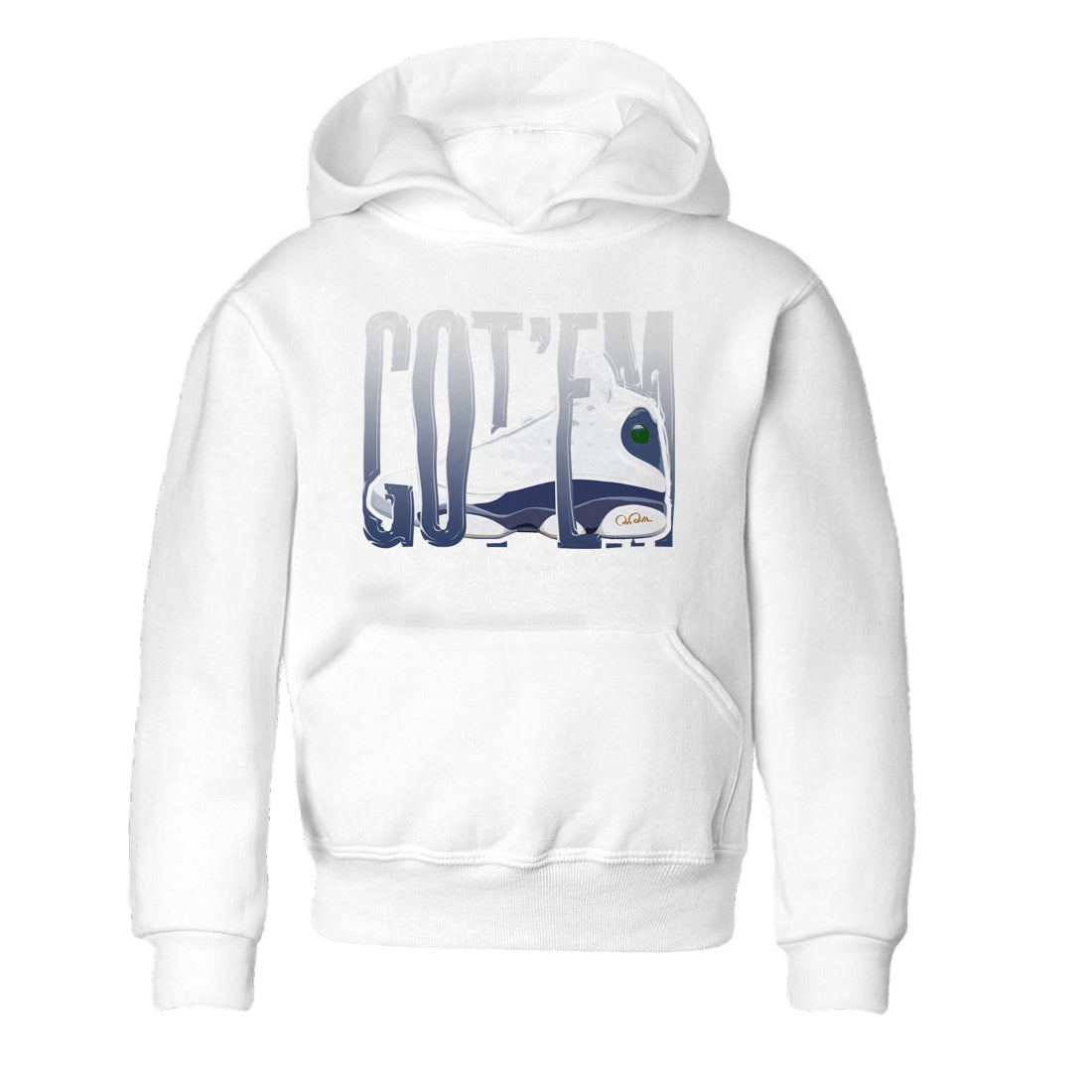 Wiggling Gotem snkmatch Tees Kids - Air Jordan 13 Midnight Navy