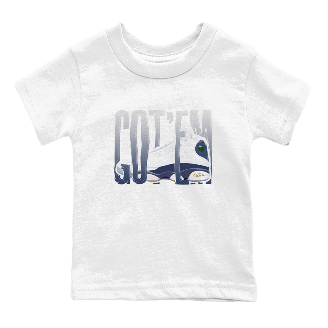 Wiggling Gotem snkmatch Tees Kids - Air Jordan 13 Midnight Navy