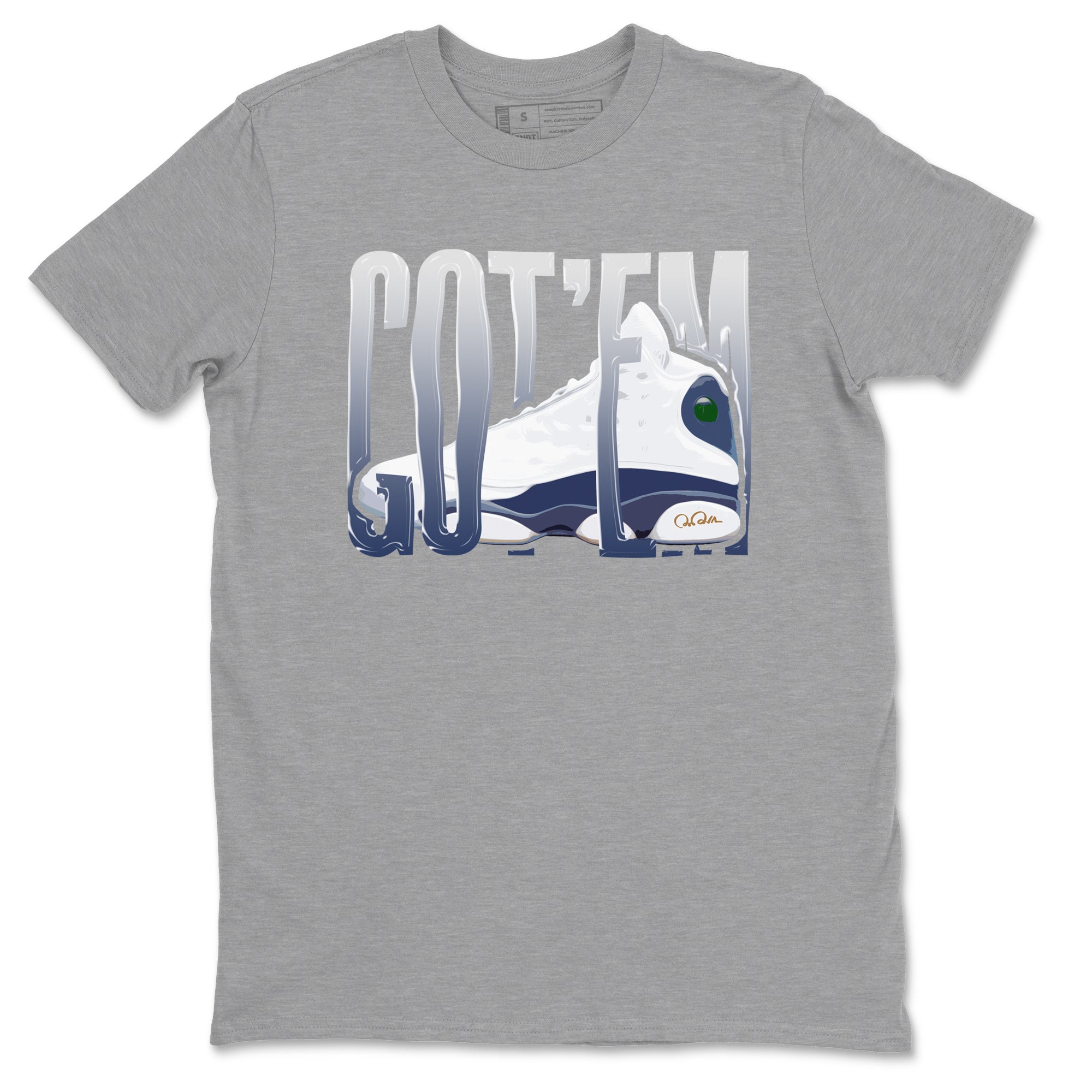 Wiggling Gotem snkmatch Tees - Air Jordan 13 Midnight Navy