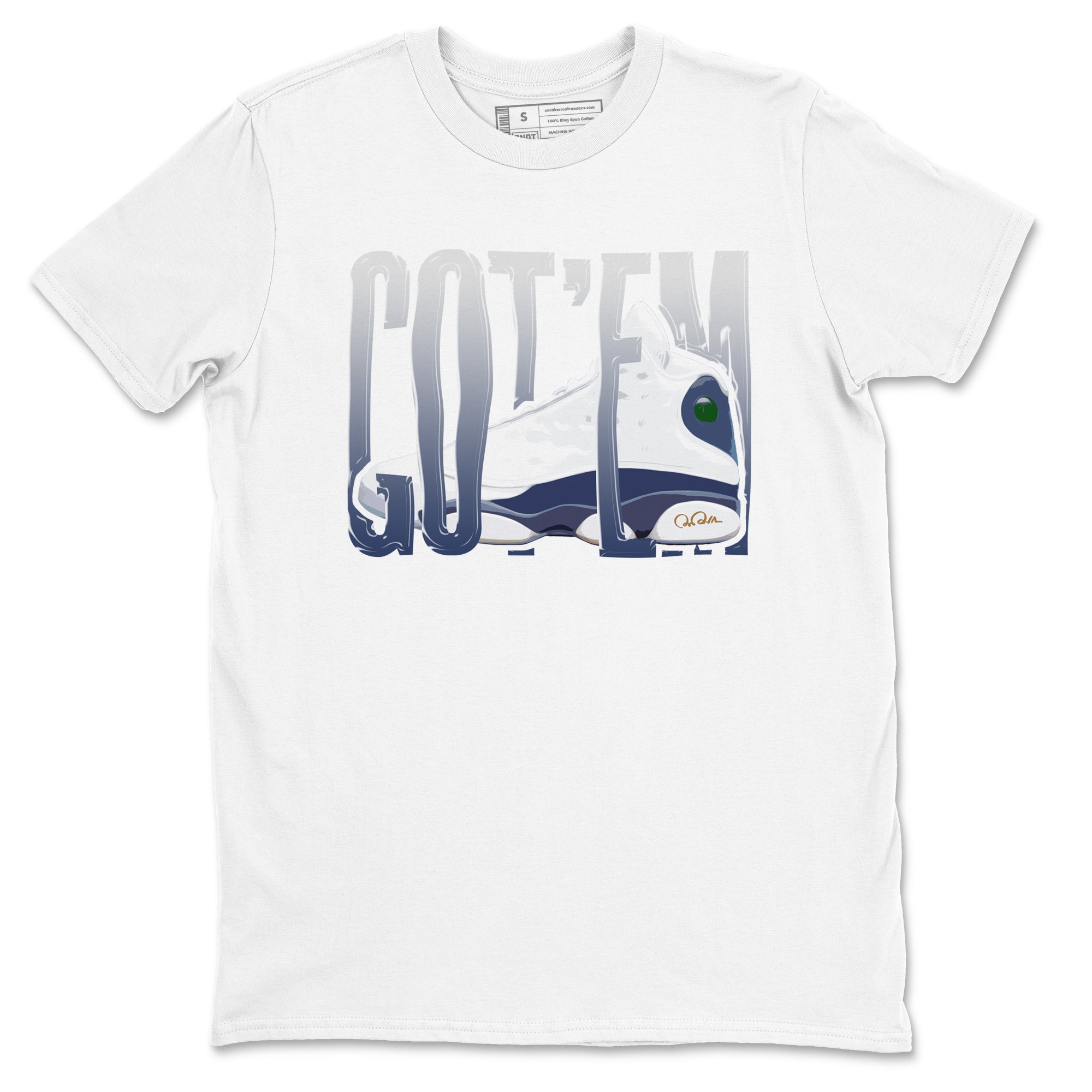 Wiggling Gotem snkmatch Tees - Air Jordan 13 Midnight Navy