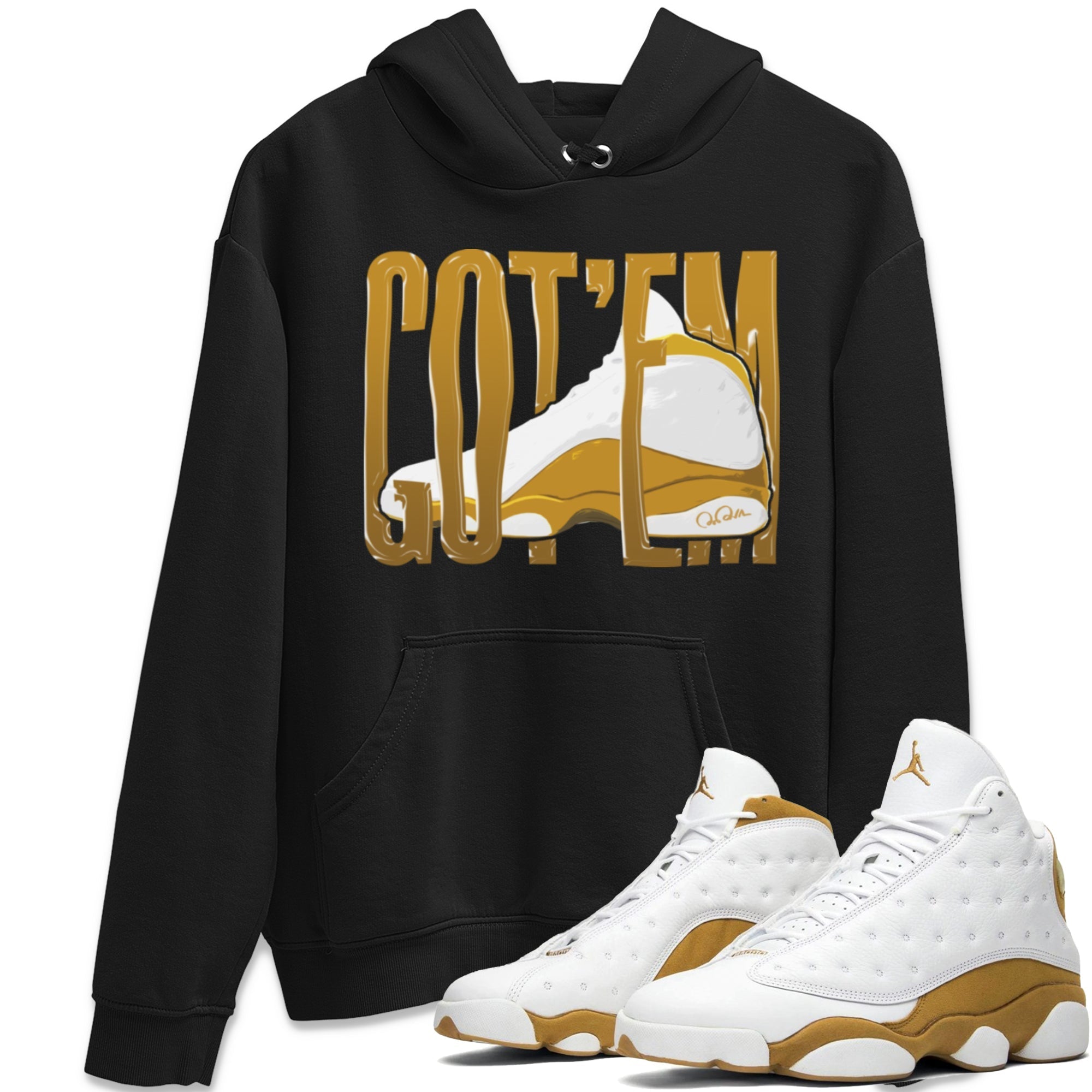 Wiggling Gotem Unisex Tops - Air Jordan 13 Wheat
