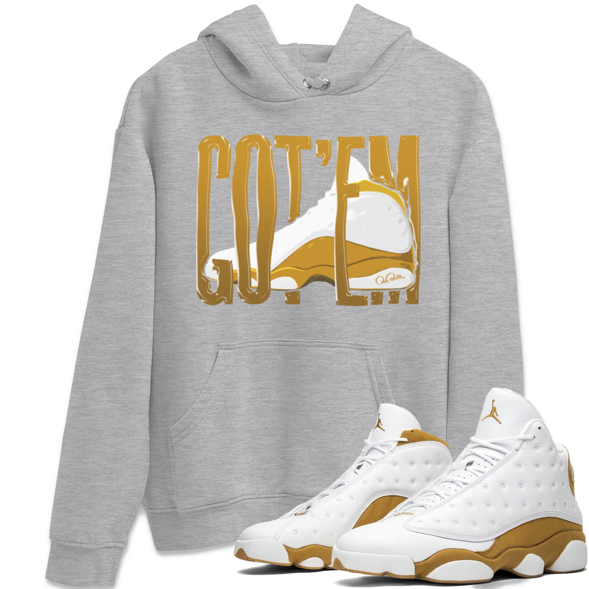 Wiggling Gotem Unisex Tops - Air Jordan 13 Wheat