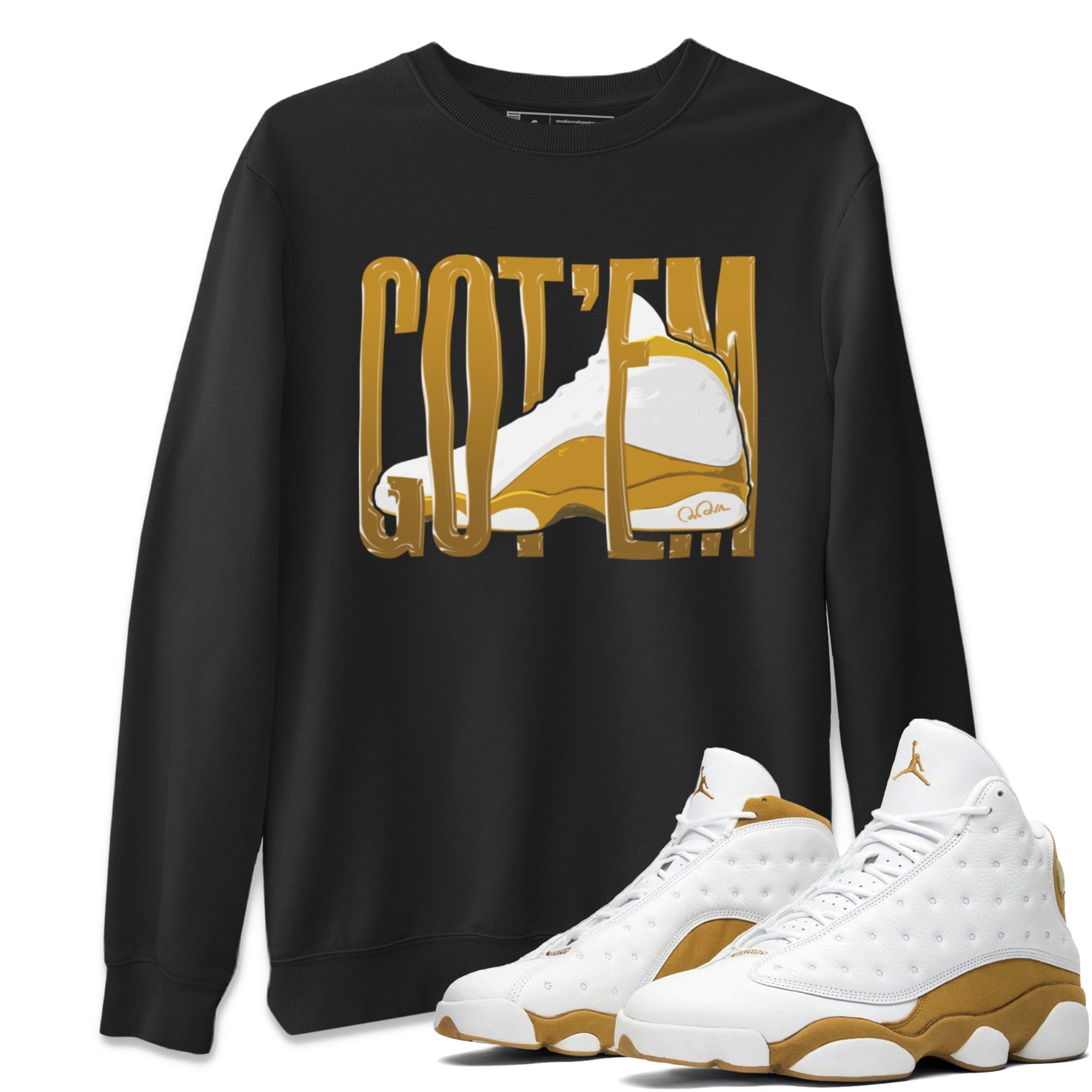 Wiggling Gotem Unisex Tops - Air Jordan 13 Wheat