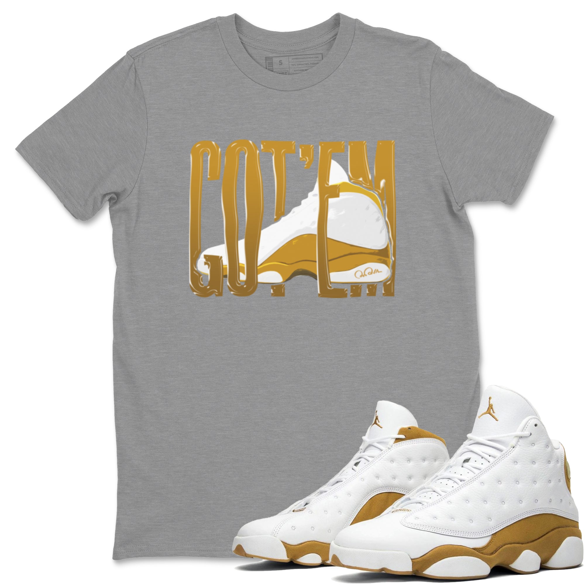 Wiggling Gotem Unisex Tops - Air Jordan 13 Wheat