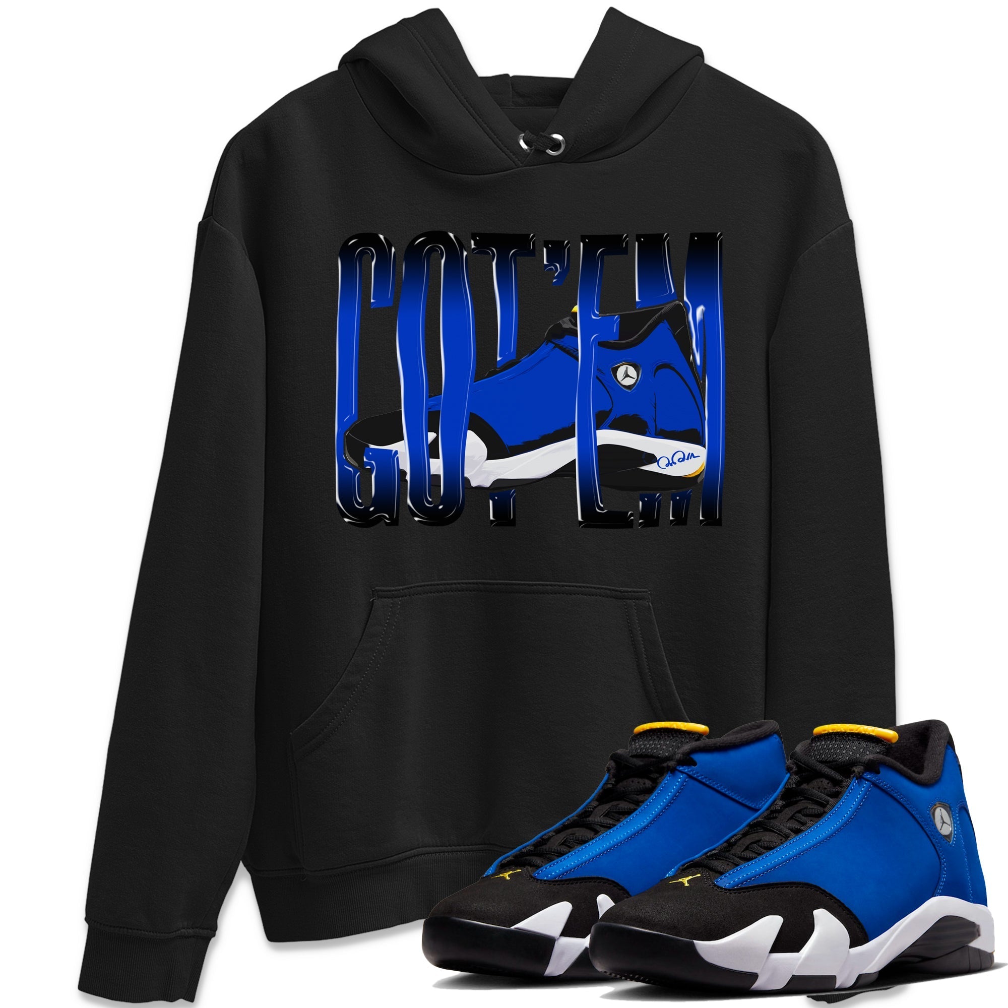 Wiggling Gotem Unisex Tops - Air Jordan 14 Laney