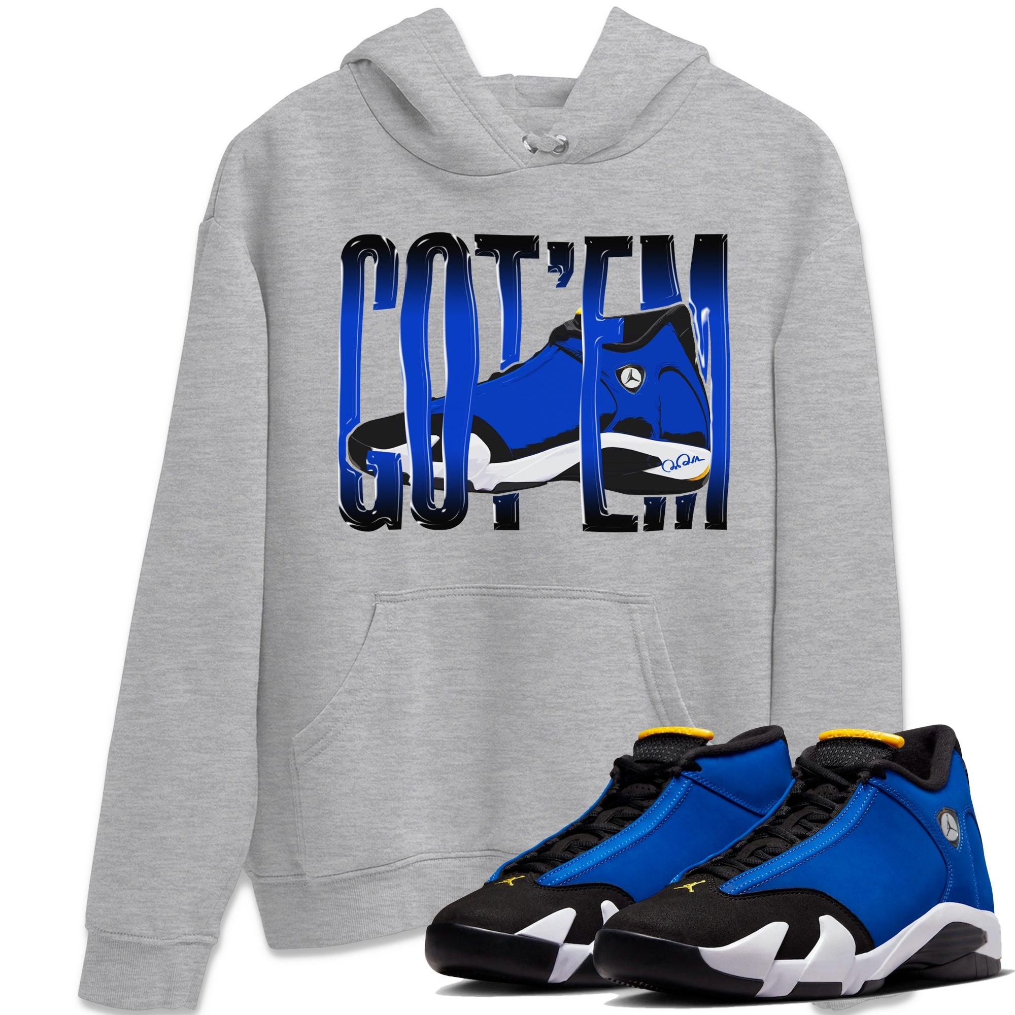 Wiggling Gotem Unisex Tops - Air Jordan 14 Laney