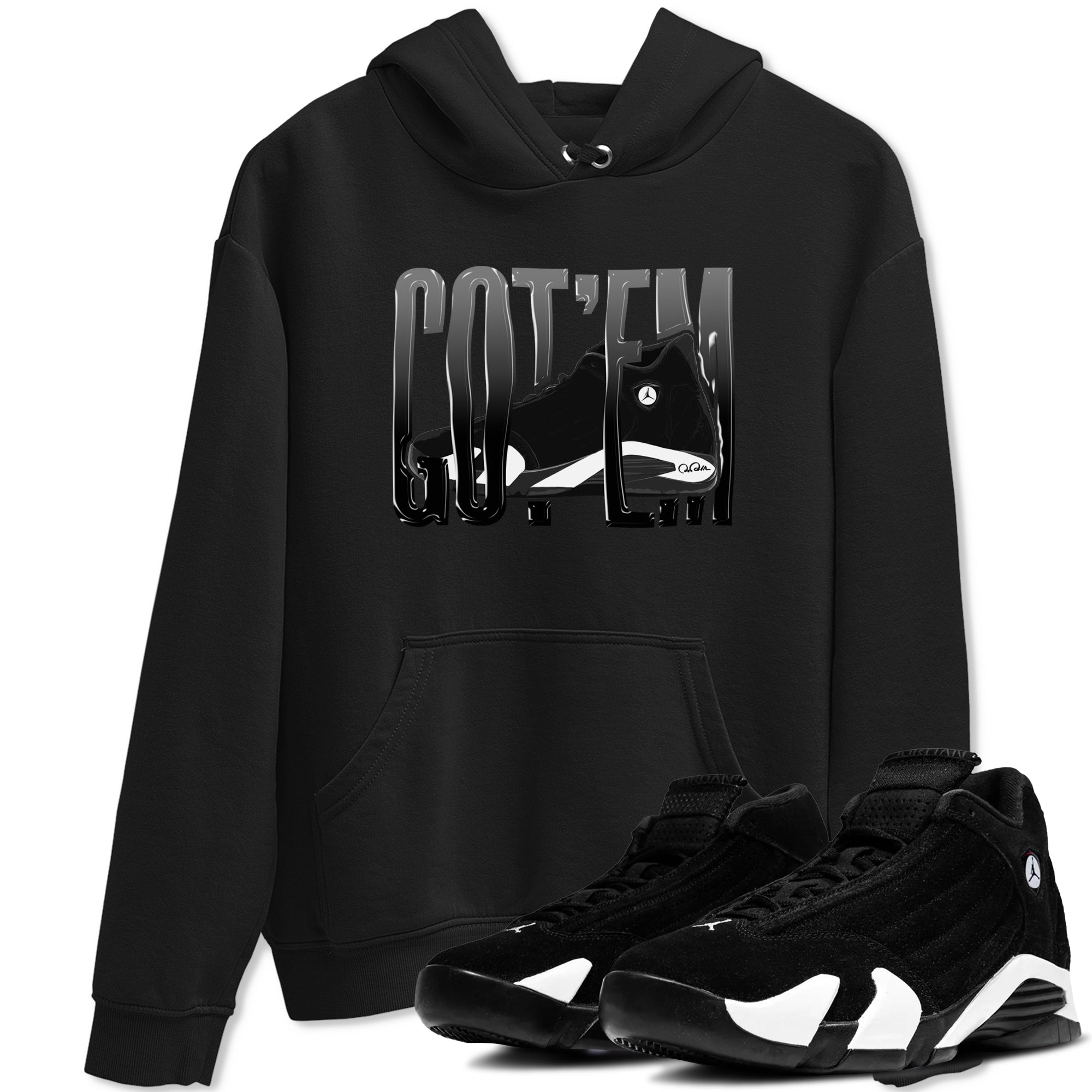 Wiggling Gotem snkmatch Tee - Air Jordan 14 Panda