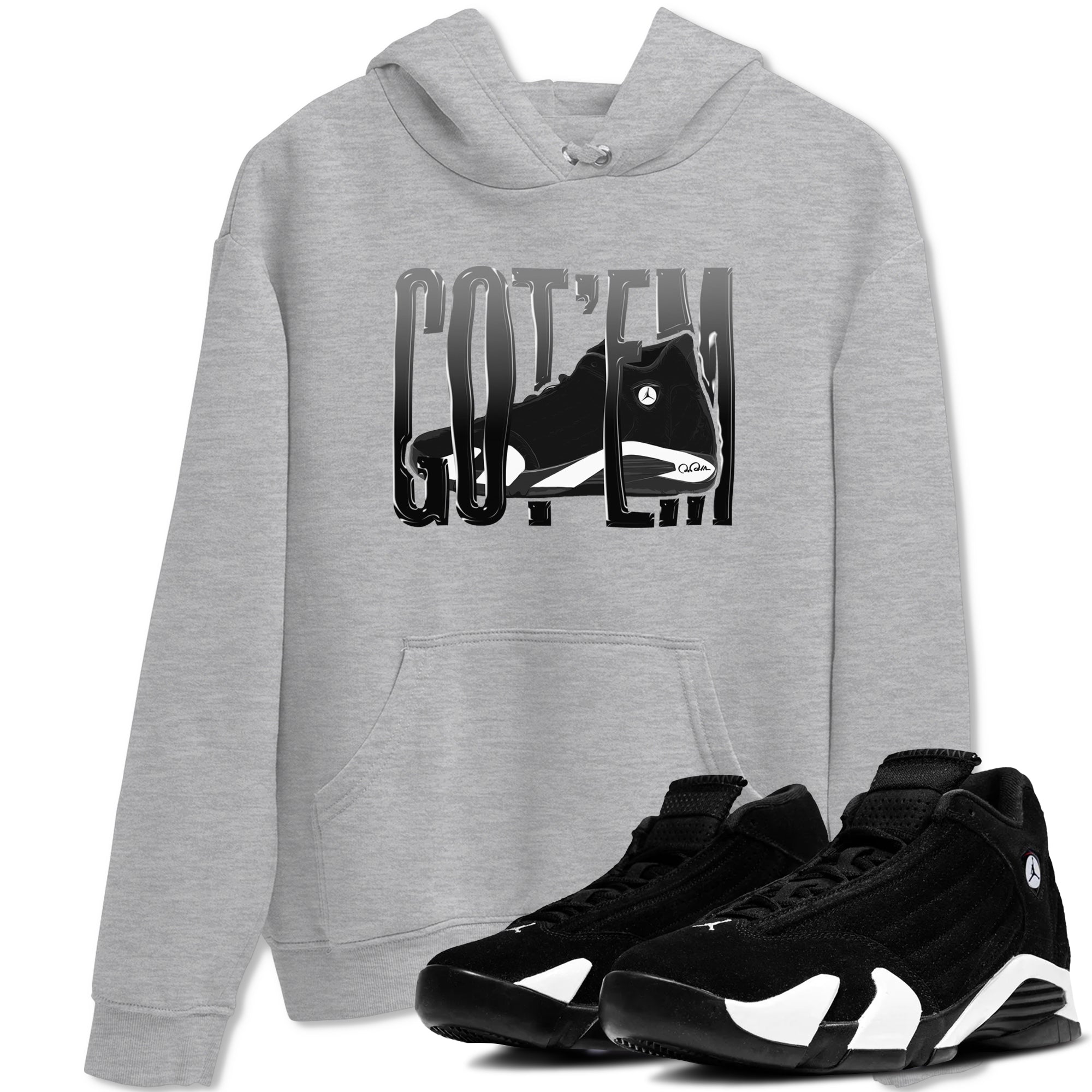 Wiggling Gotem snkmatch Tee - Air Jordan 14 Panda