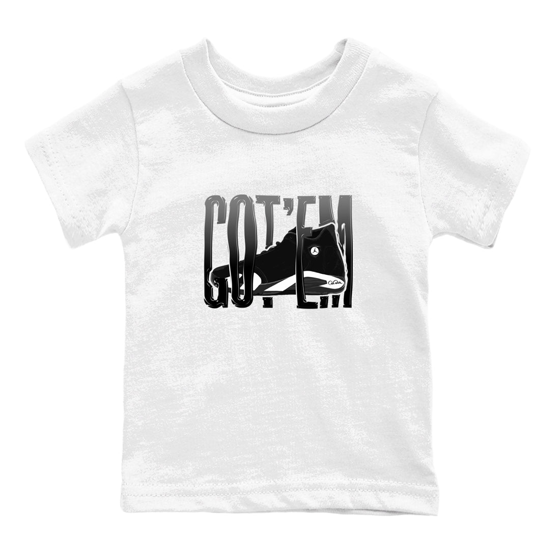 Wiggling Gotem snkmatch Tee Kids - Air Jordan 14 Panda