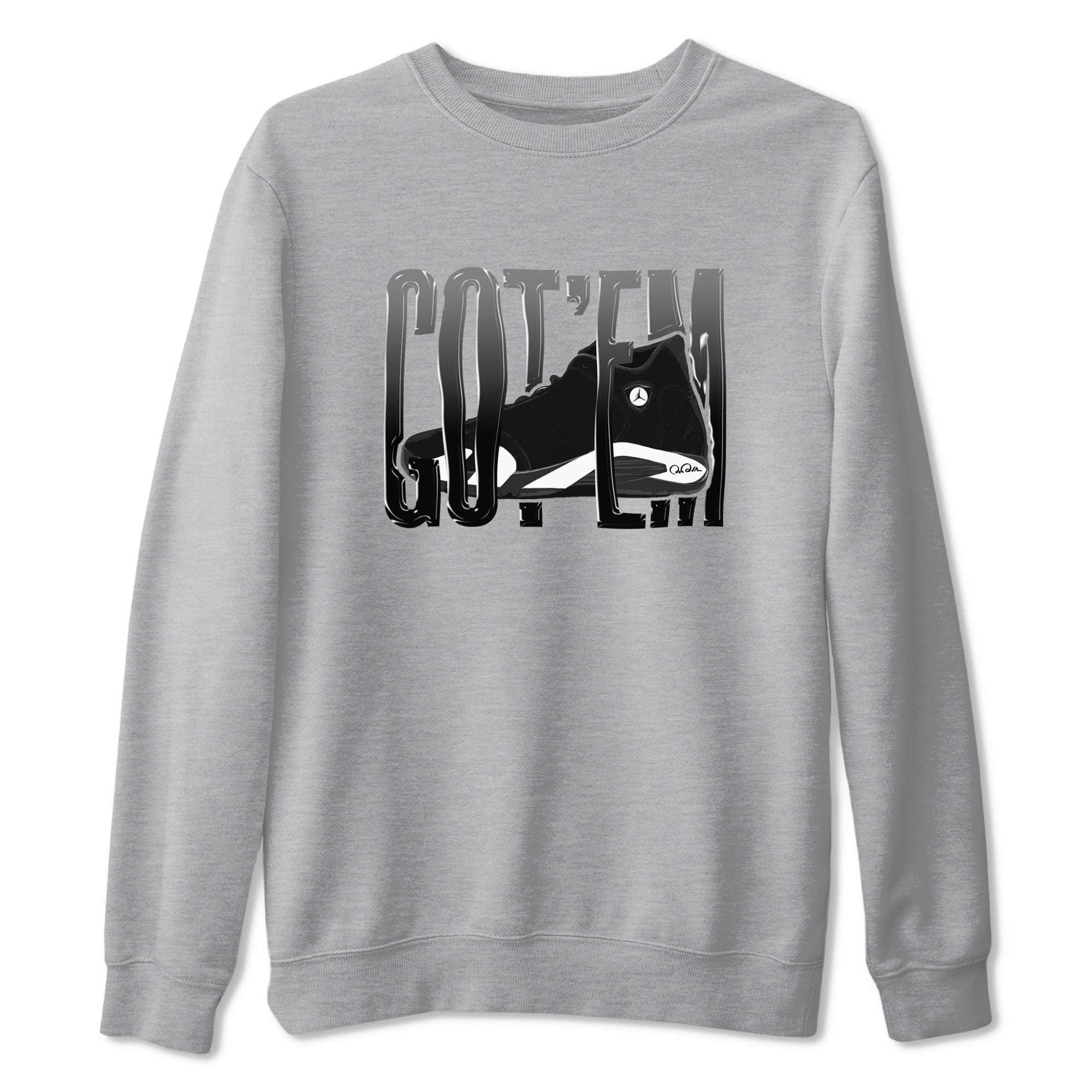 Wiggling Gotem snkmatch Tee - Air Jordan 14 Panda