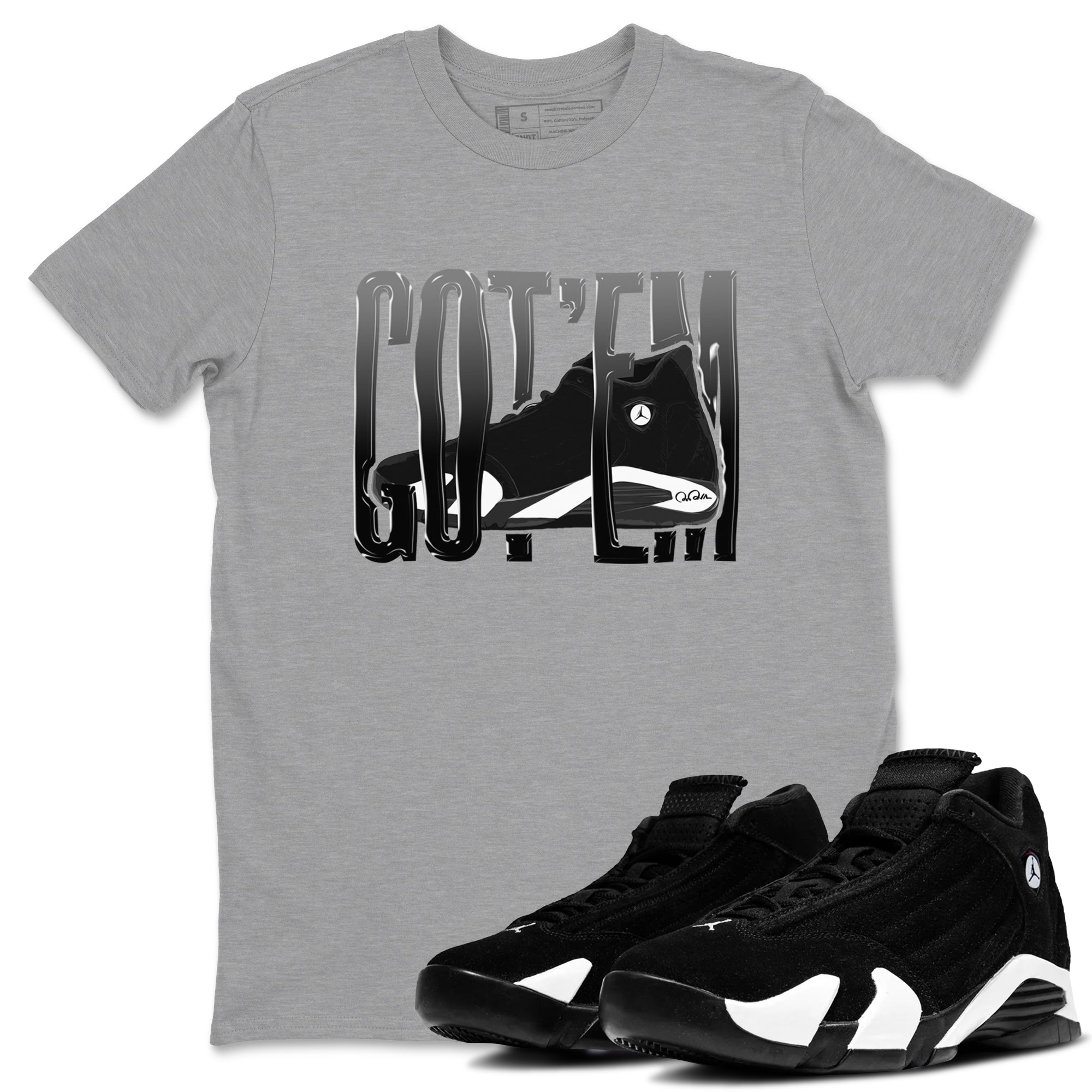 Wiggling Gotem snkmatch Tee - Air Jordan 14 Panda