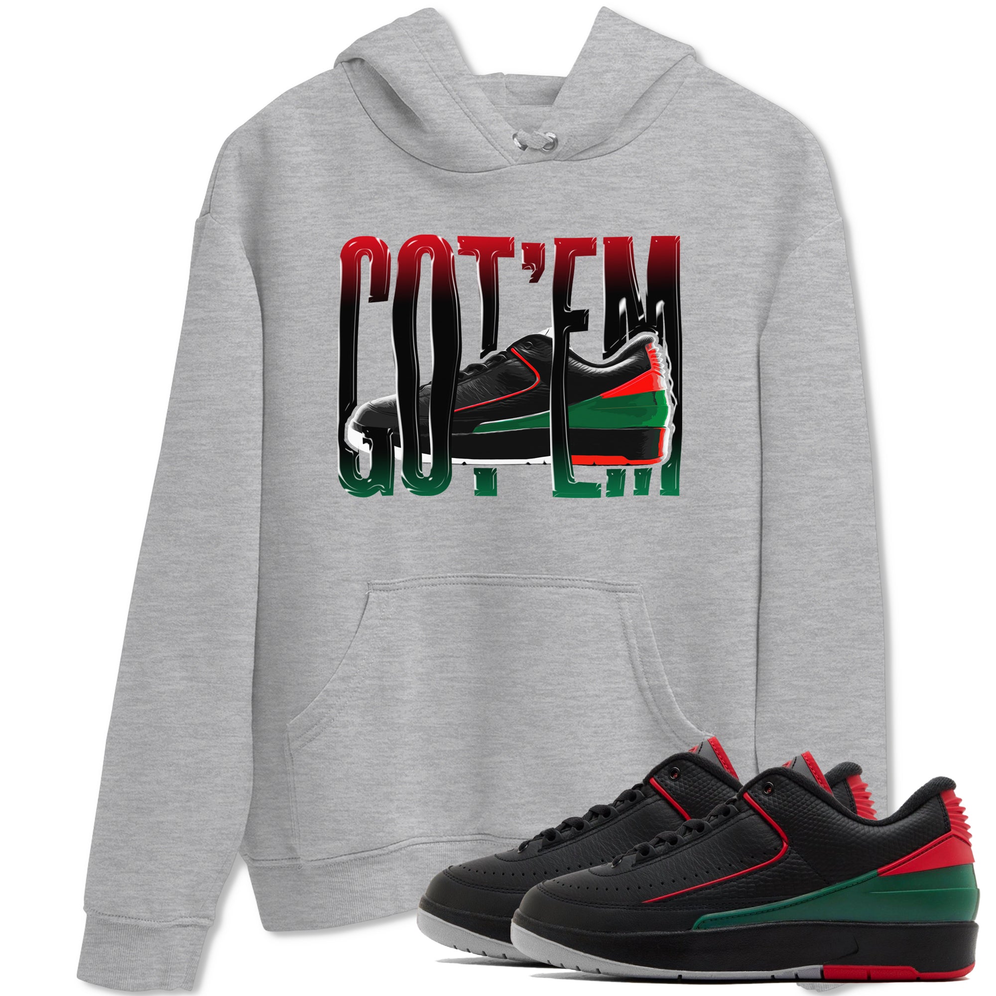 Wiggling Gotem snkmatch Tee - Air Jordan 2 Christmas