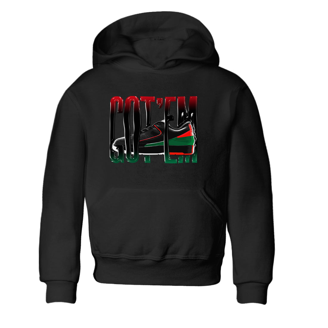 Wiggling Gotem snkmatch Tee Kids - Air Jordan 2 Christmas