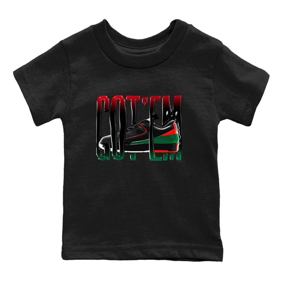 Wiggling Gotem snkmatch Tee Kids - Air Jordan 2 Christmas