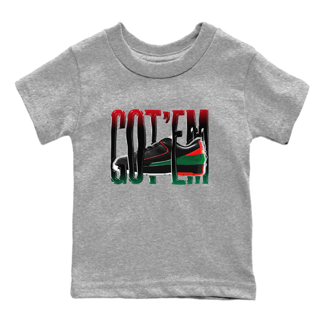 Wiggling Gotem snkmatch Tee Kids - Air Jordan 2 Christmas