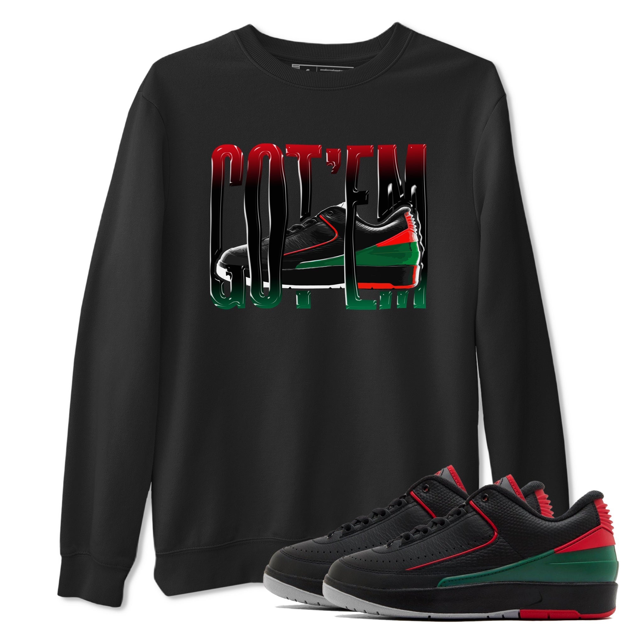 Wiggling Gotem snkmatch Tee - Air Jordan 2 Christmas