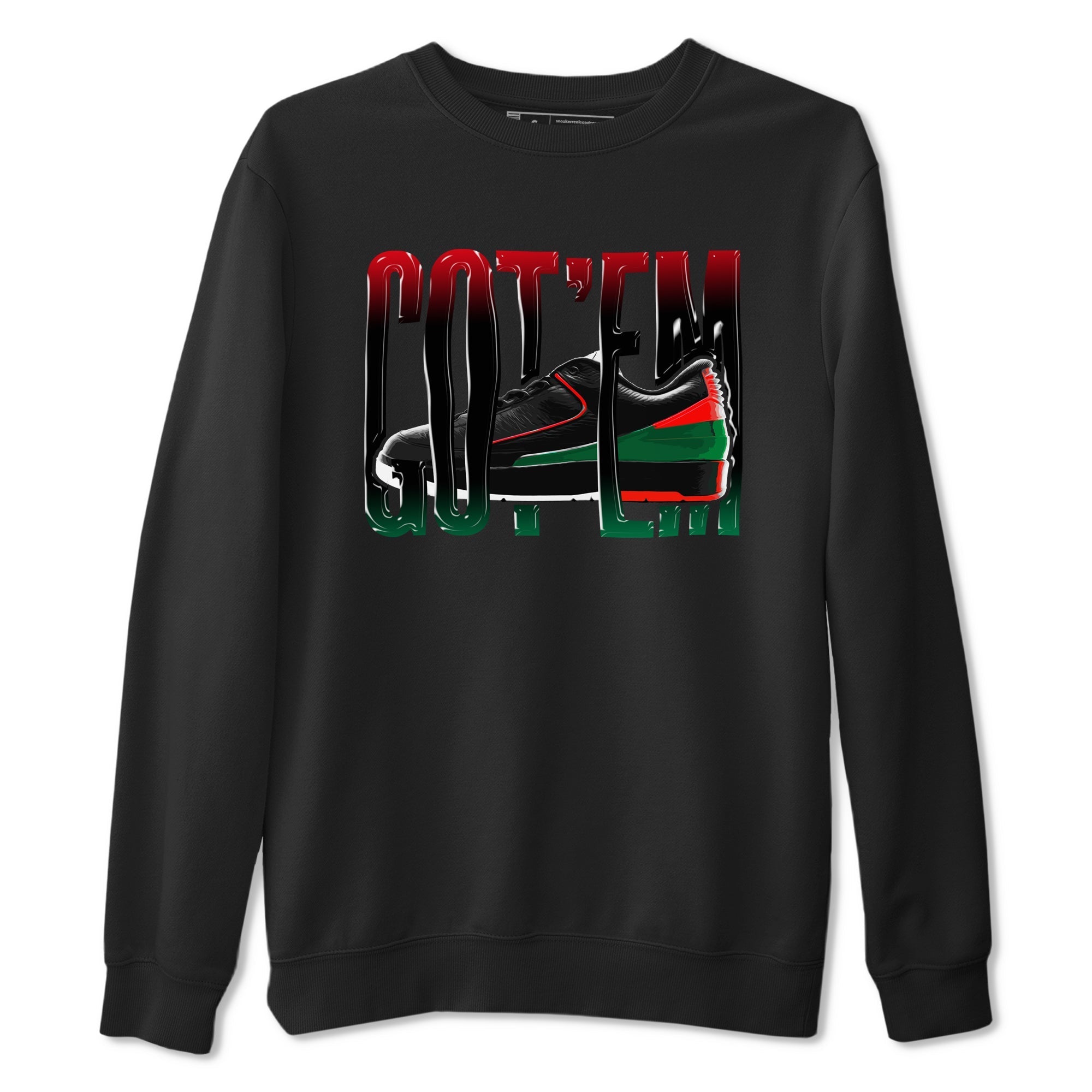 Wiggling Gotem snkmatch Tee - Air Jordan 2 Christmas