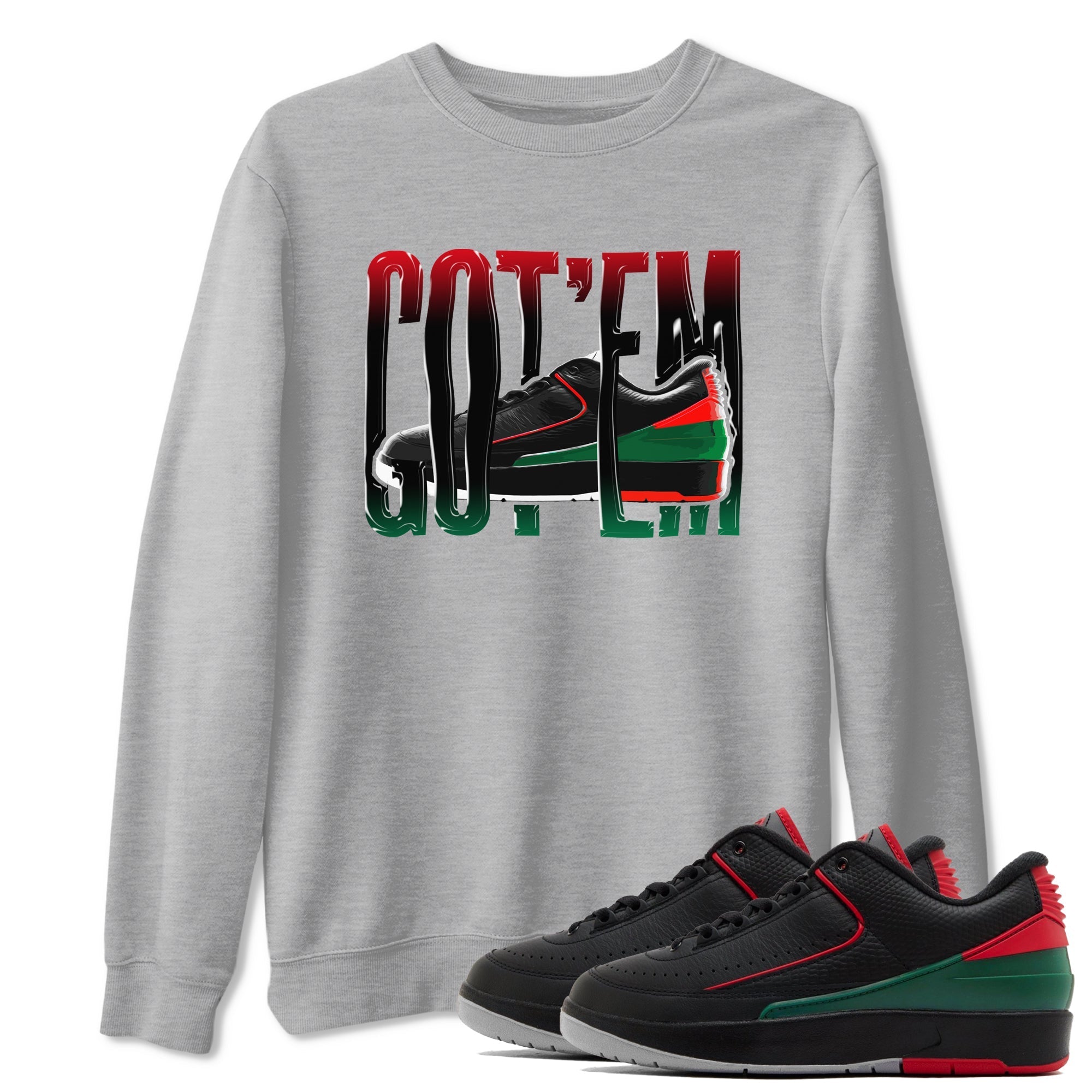 Wiggling Gotem snkmatch Tee - Air Jordan 2 Christmas