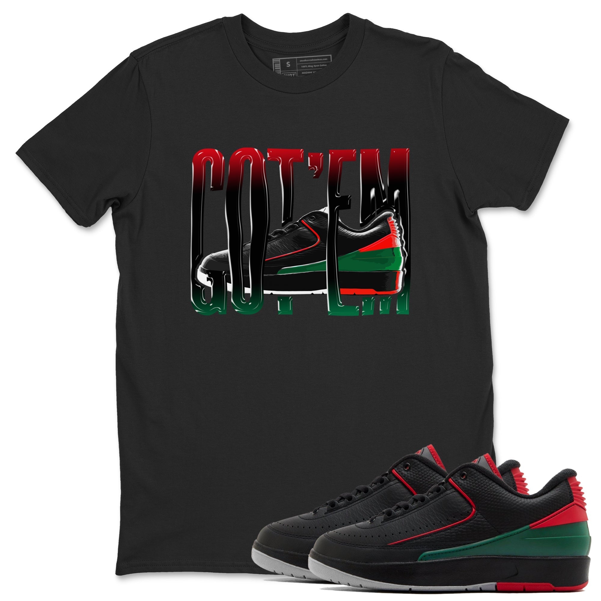 Wiggling Gotem snkmatch Tee - Air Jordan 2 Christmas