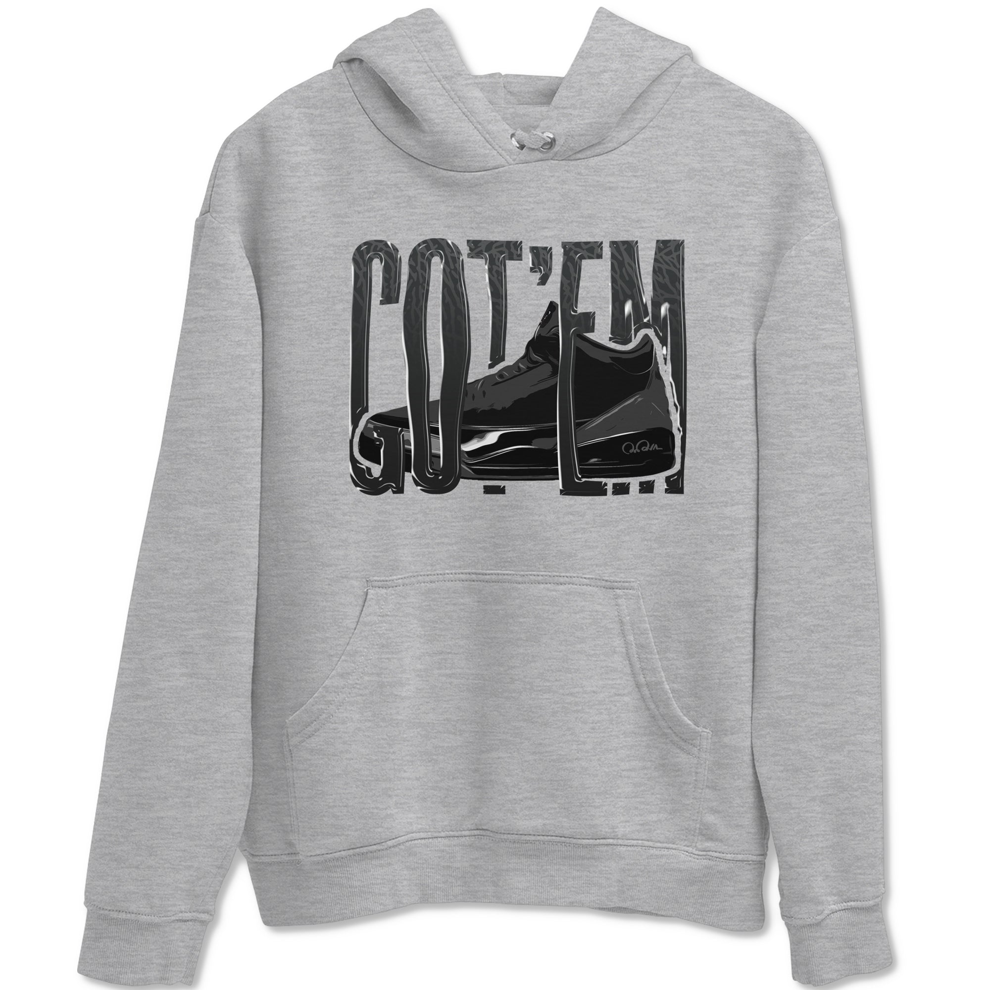 Wiggling Gotem snkmatch Tees - Air Jordan 3 Black Cat
