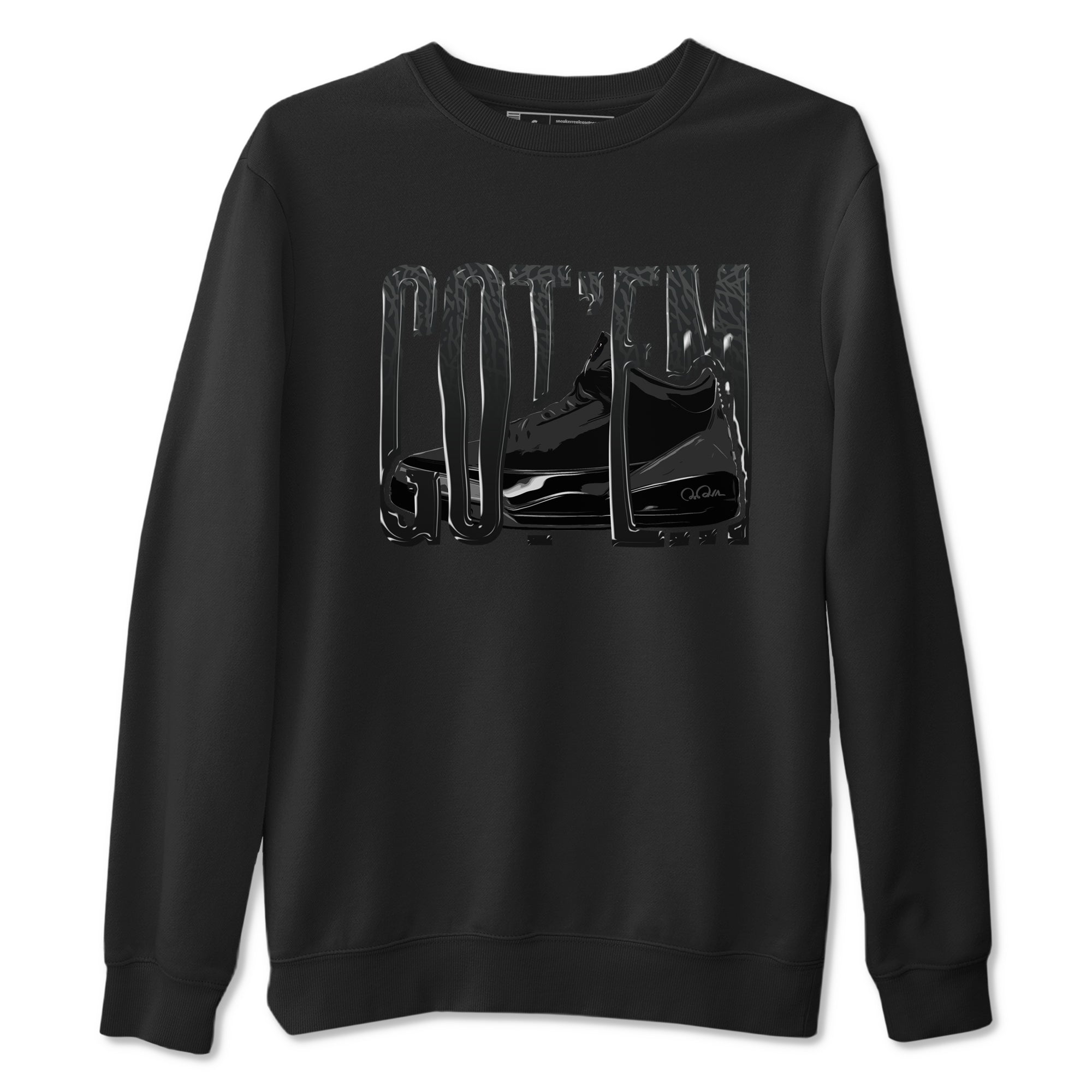 Wiggling Gotem snkmatch Tees - Air Jordan 3 Black Cat