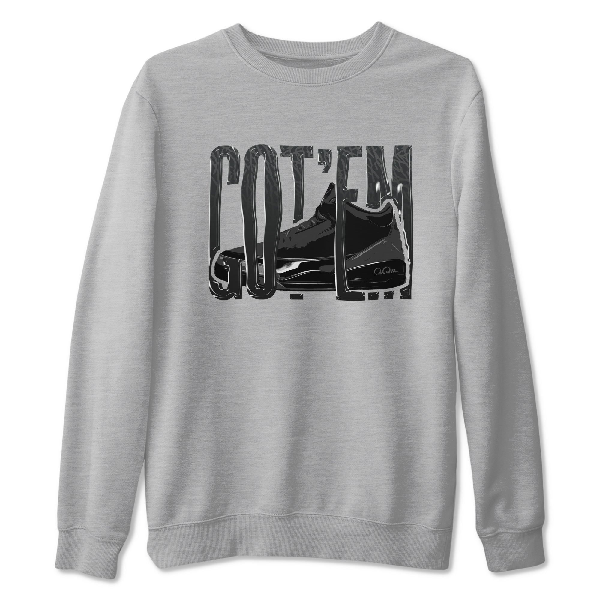 Wiggling Gotem snkmatch Tees - Air Jordan 3 Black Cat