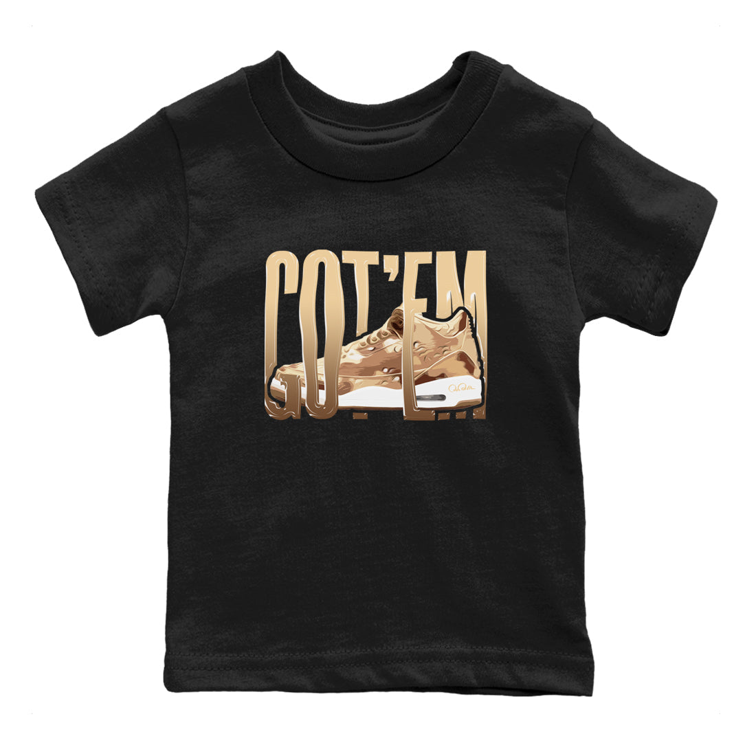 Wiggling Gotem snkmatch Tees Kids - Air Jordan 3 Desert Camo