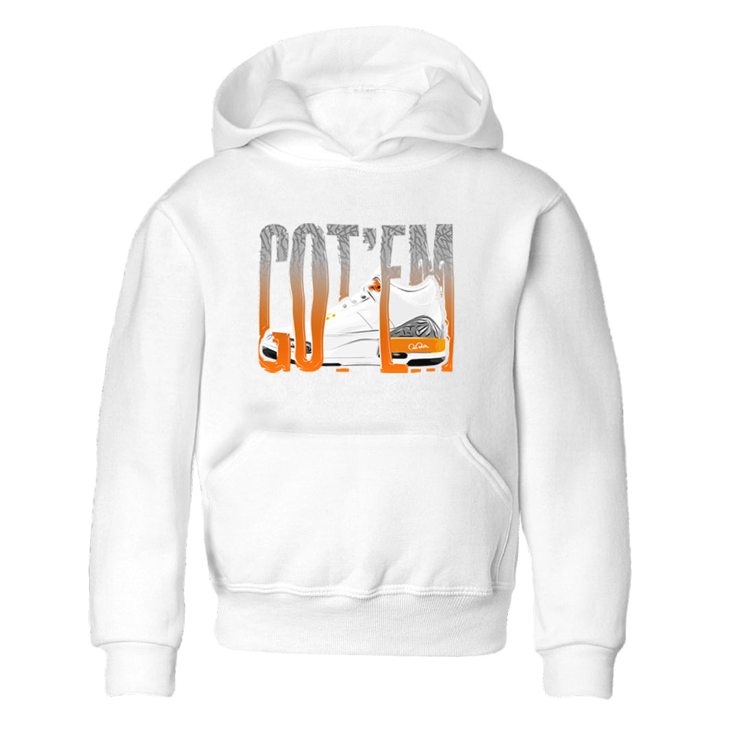 Wiggling Gotem snkmatch Tees Kids - Air Jordan 3 Georgia Peach