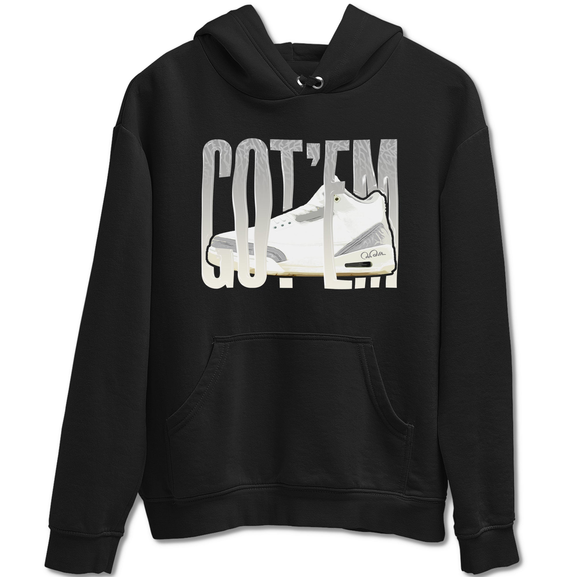 Wiggling Gotem snkmatch Tees - Air Jordan 3 Ivory