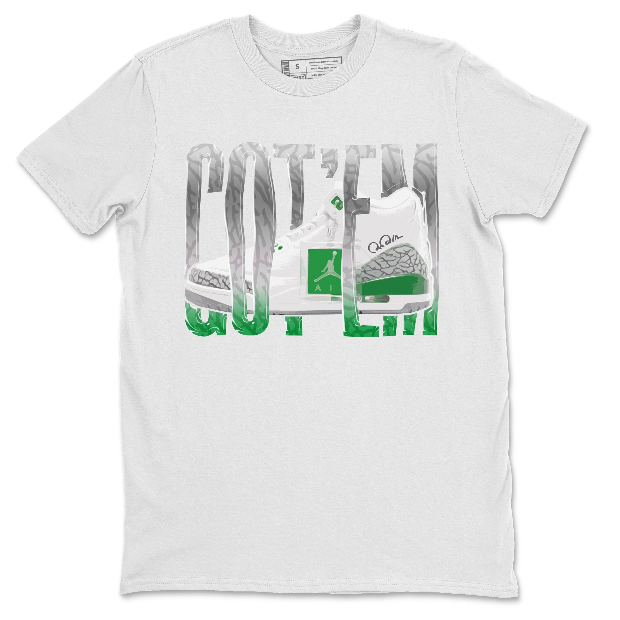 Wiggling Gotem Unisex Tops - Air Jordan 3 Lucky Green