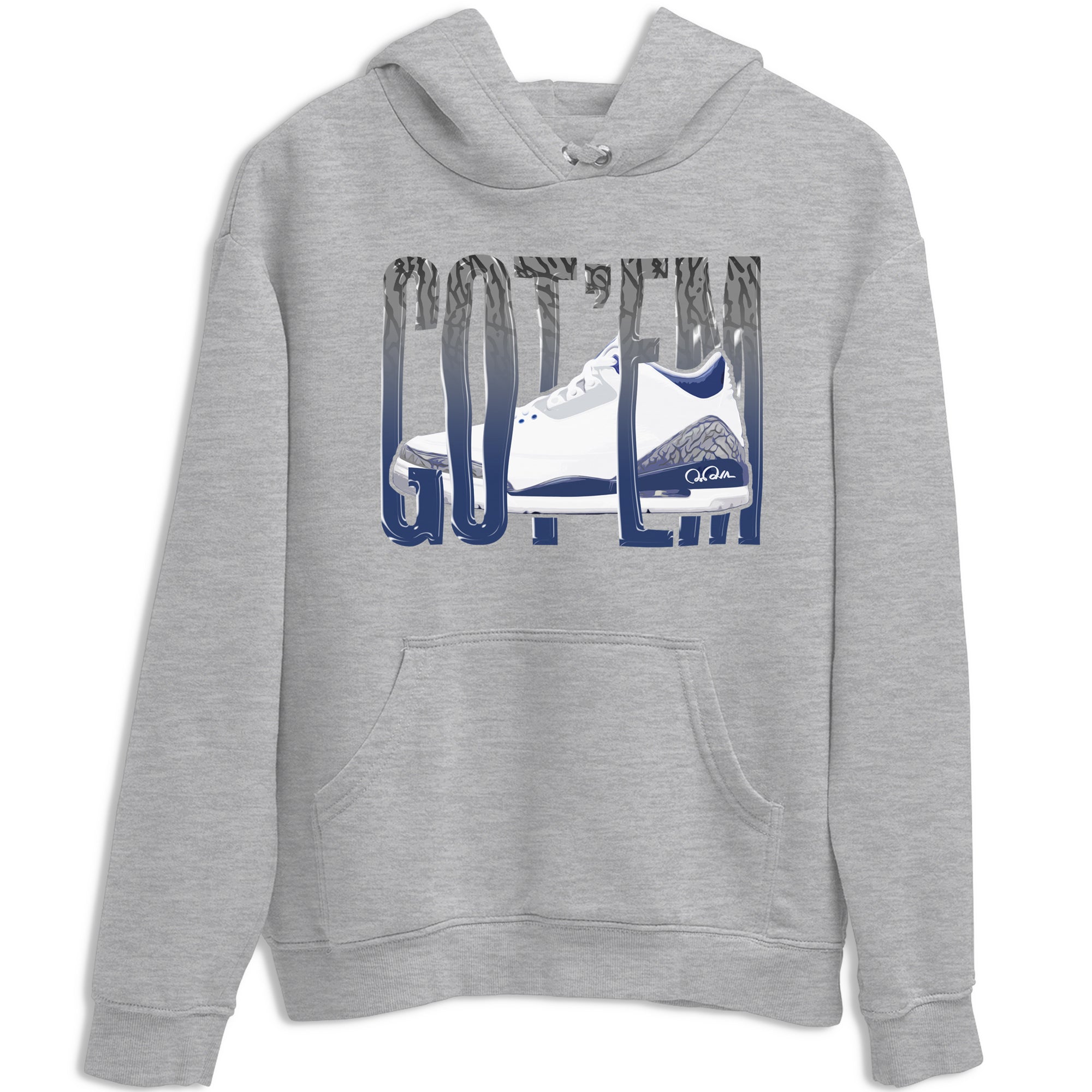 Wiggling Gotem snkmatch Tees - Air Jordan 3 Midnight Navy 2023