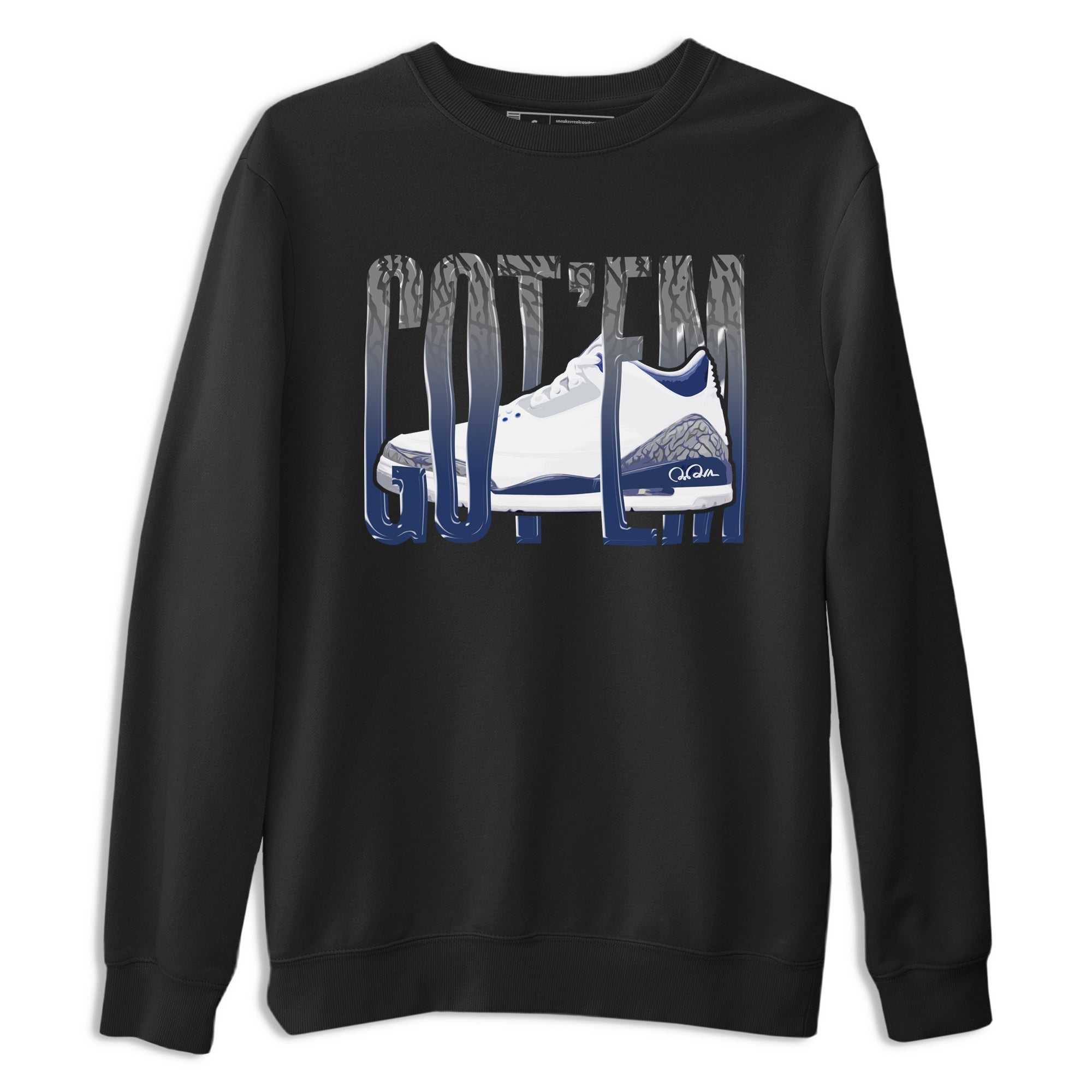 Wiggling Gotem snkmatch Tees - Air Jordan 3 Midnight Navy 2023