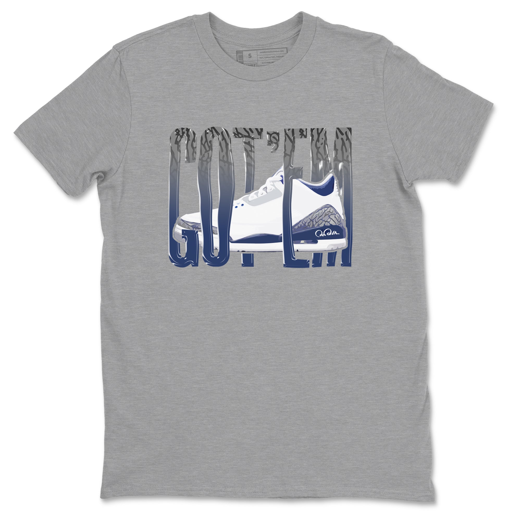 Wiggling Gotem snkmatch Tees - Air Jordan 3 Midnight Navy 2023