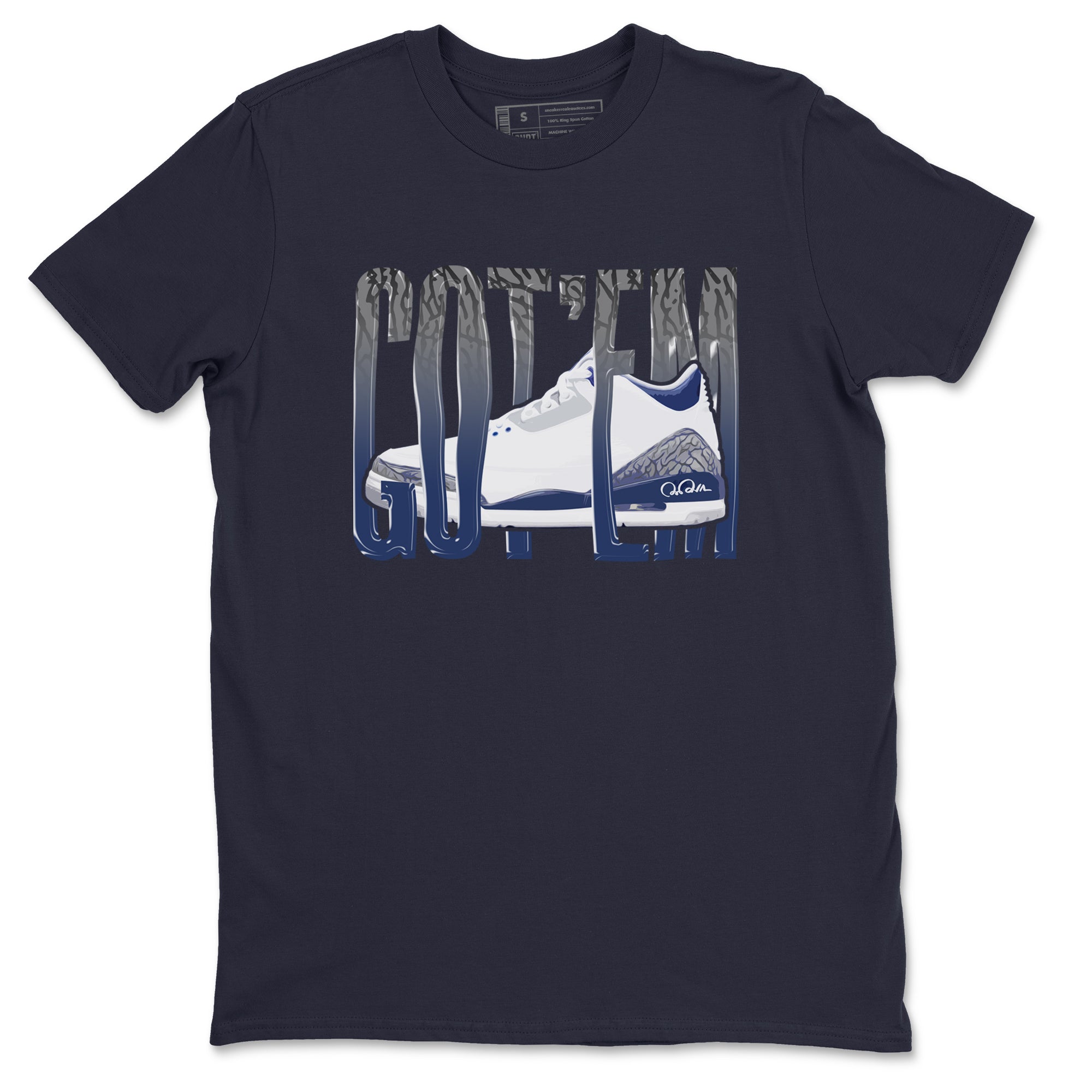 Wiggling Gotem snkmatch Tees - Air Jordan 3 Midnight Navy 2023