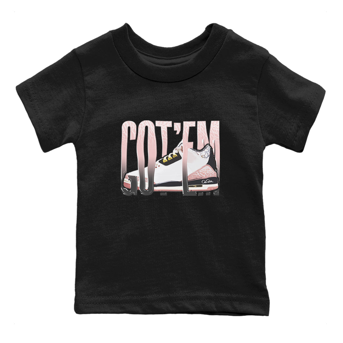 Wiggling Gotem snkmatch Tees Kids - Air Jordan 3 Vintage Floral
