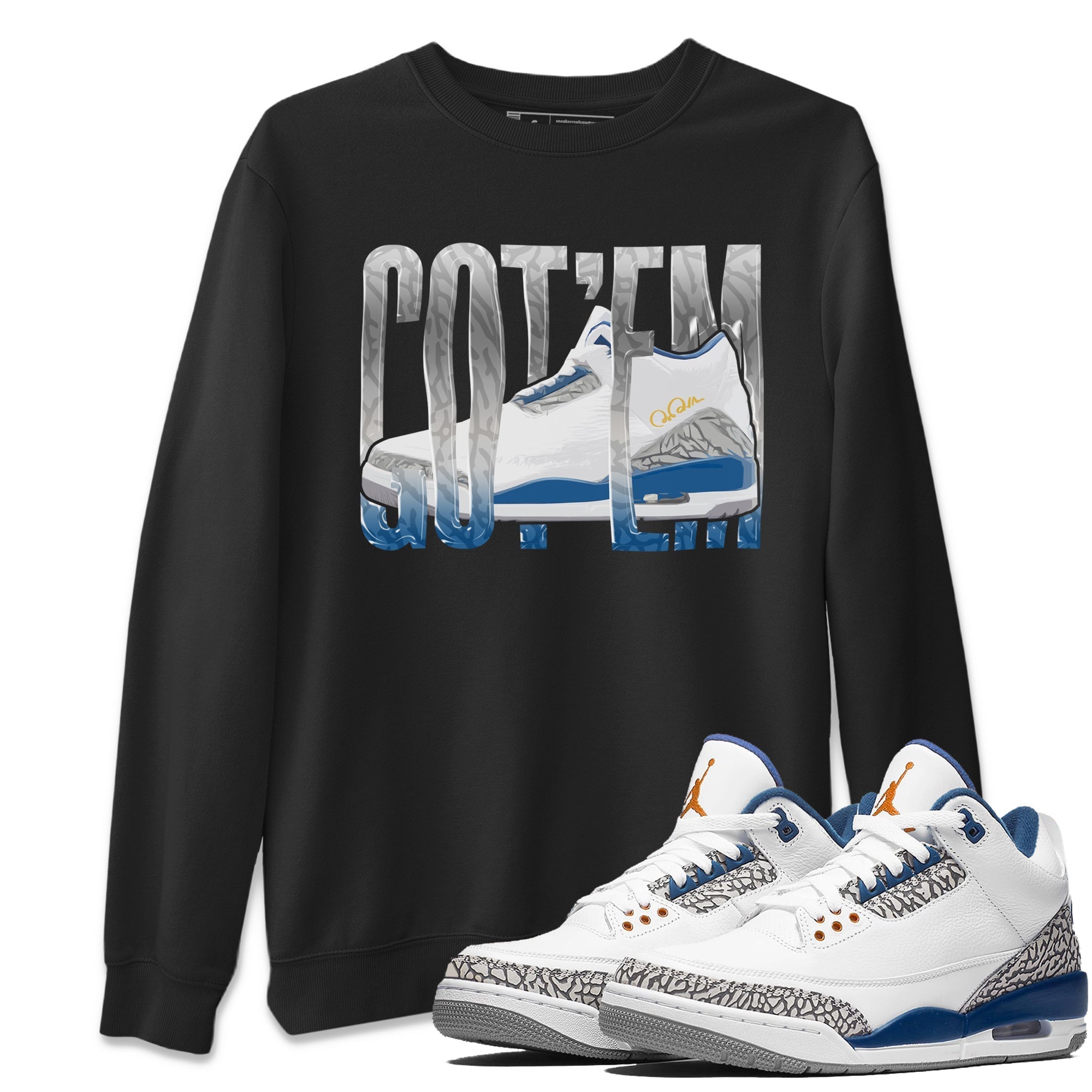Wiggling Gotem Unisex Tops - Air Jordan 3 Wizards