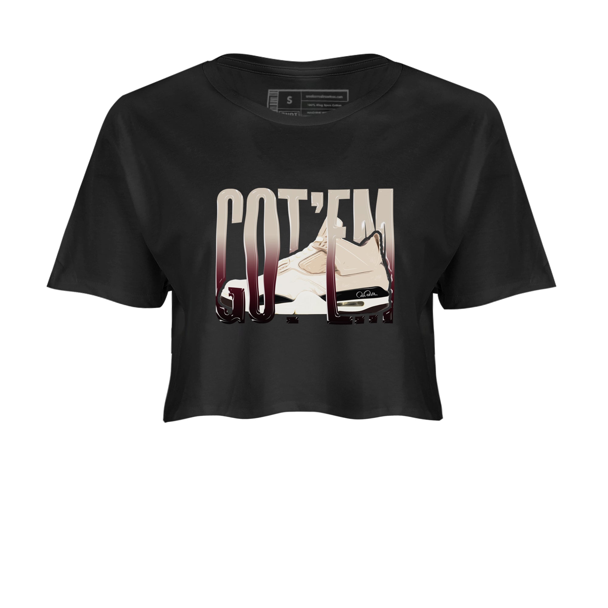 Wiggling Gotem snkmatch Women's Top - Air Jordan 4 A Ma Maniere x Fossil Stone
