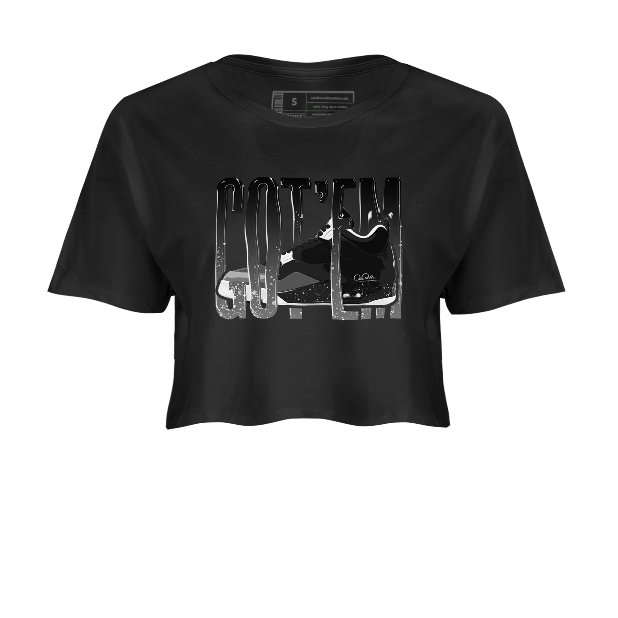 Wiggling Gotem snkmatch Women's Top - Air Jordan 4 Fear