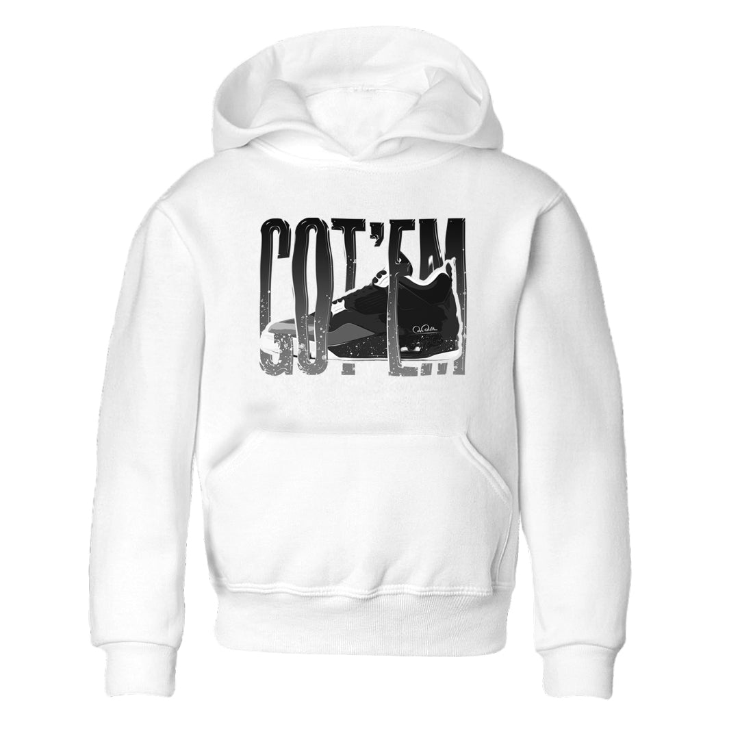 Wiggling Gotem snkmatch Tees Kids - Air Jordan 4 Fear