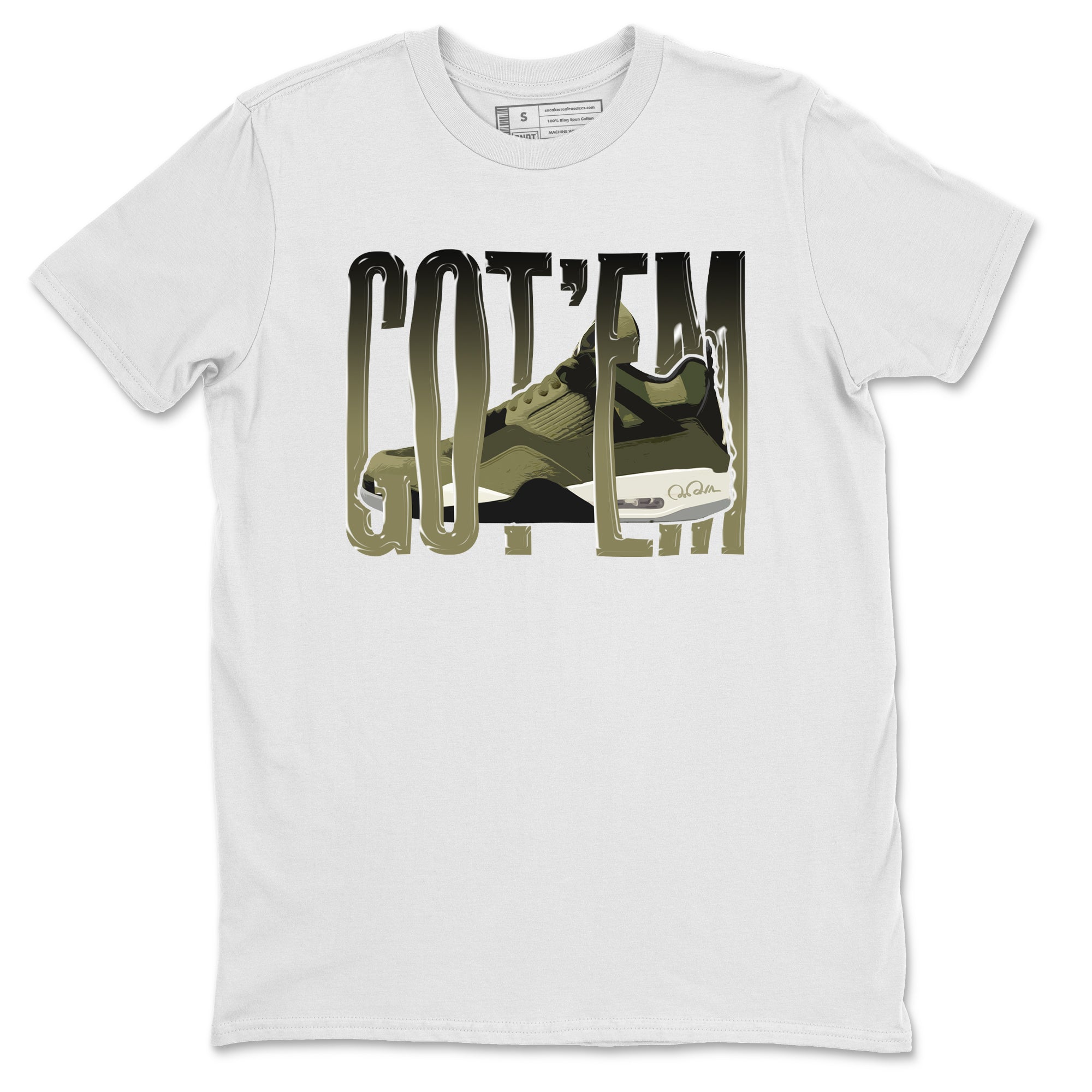 Wiggling Gotem snkmatch Tee - Air Jordan 4 Medium Olive