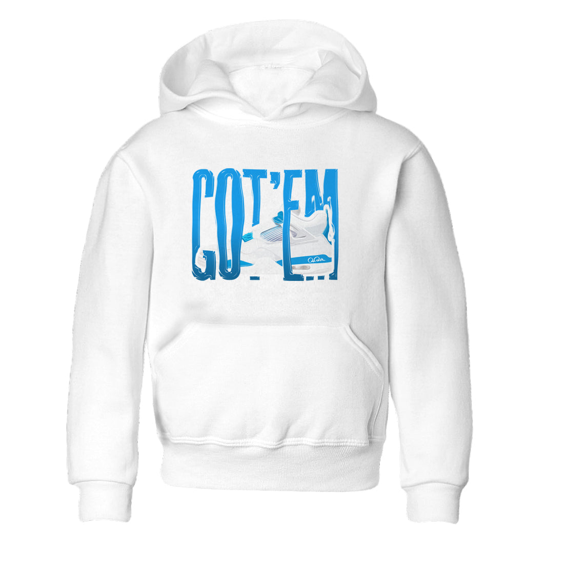 Wiggling Gotem snkmatch Tees Kids - Air Jordan 4 Military Blue