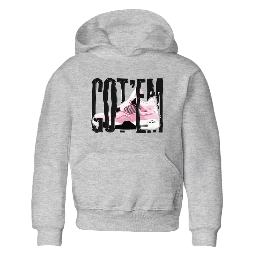 Wiggling Gotem snkmatch Tees Kids - Air Jordan 4 Orchid