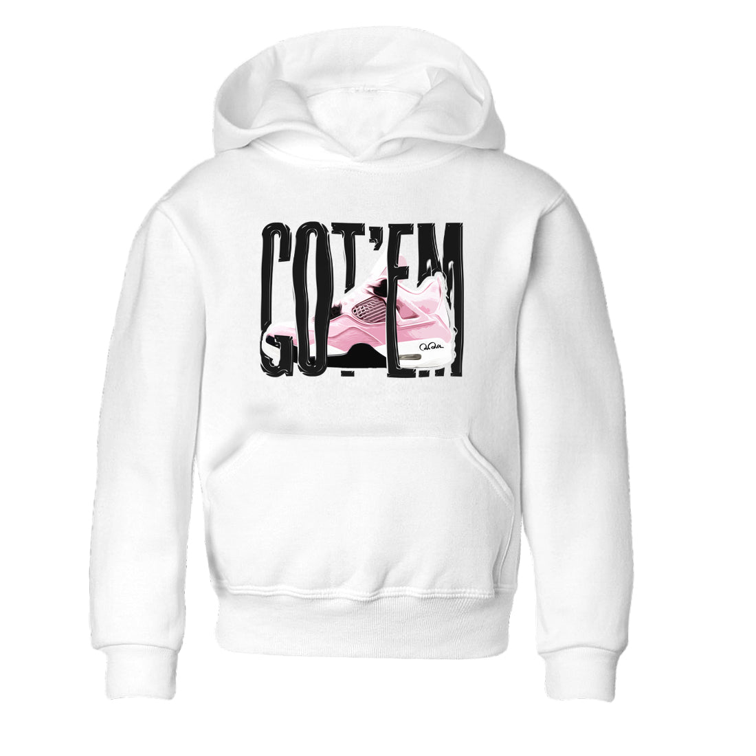 Wiggling Gotem snkmatch Tees Kids - Air Jordan 4 Orchid