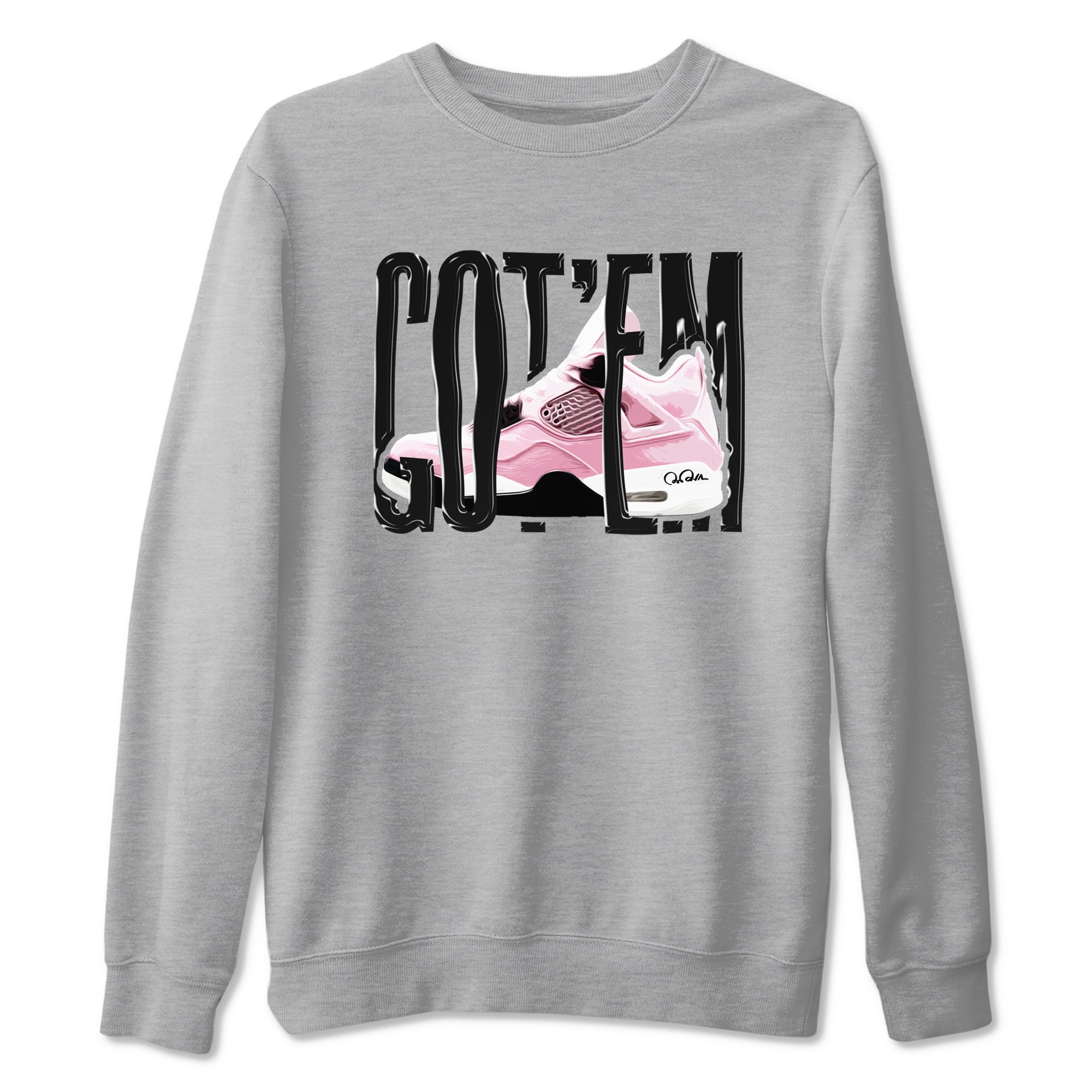 Wiggling Gotem snkmatch Tees - Air Jordan 4 Orchid