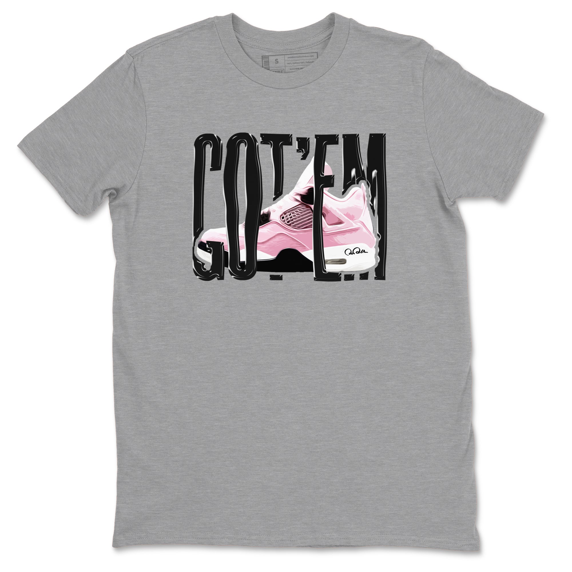 Wiggling Gotem snkmatch Tees - Air Jordan 4 Orchid