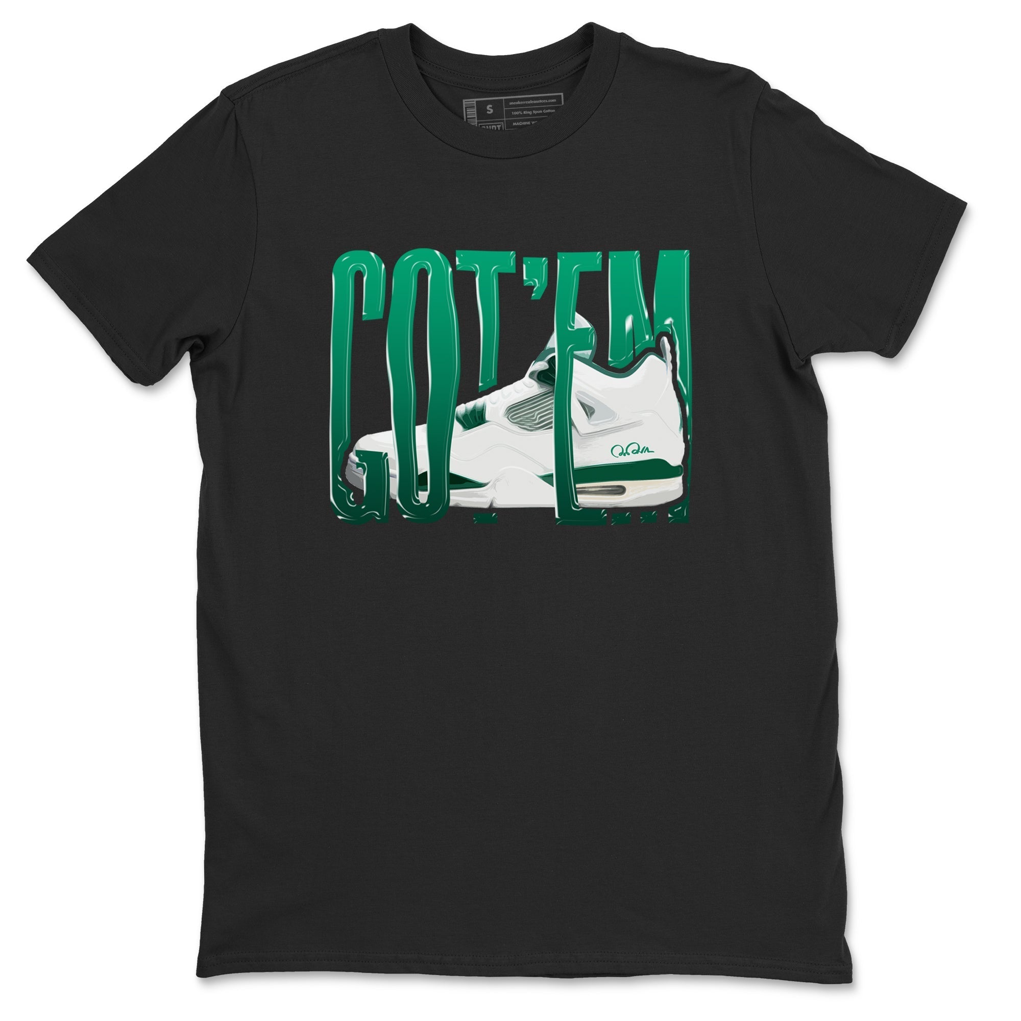 Wiggling Gotem snkmatch Tees - Air Jordan 4 Oxidized Green