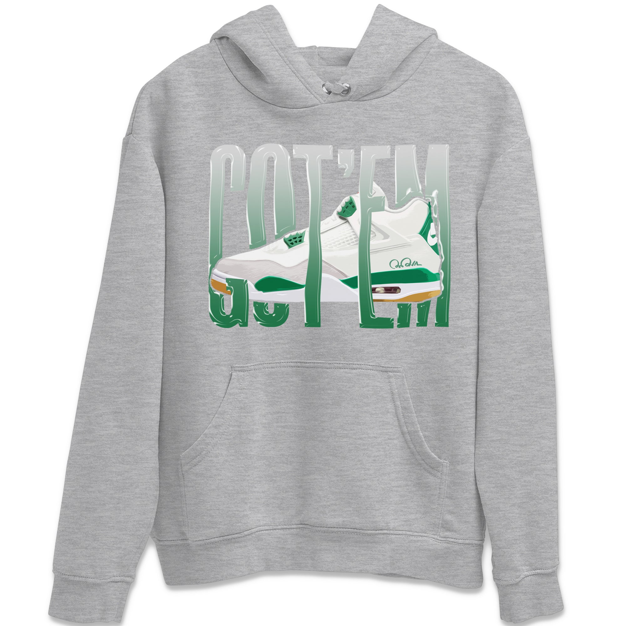 Wiggling Gotem Unisex Tops - Air Jordan 4 Pine Green